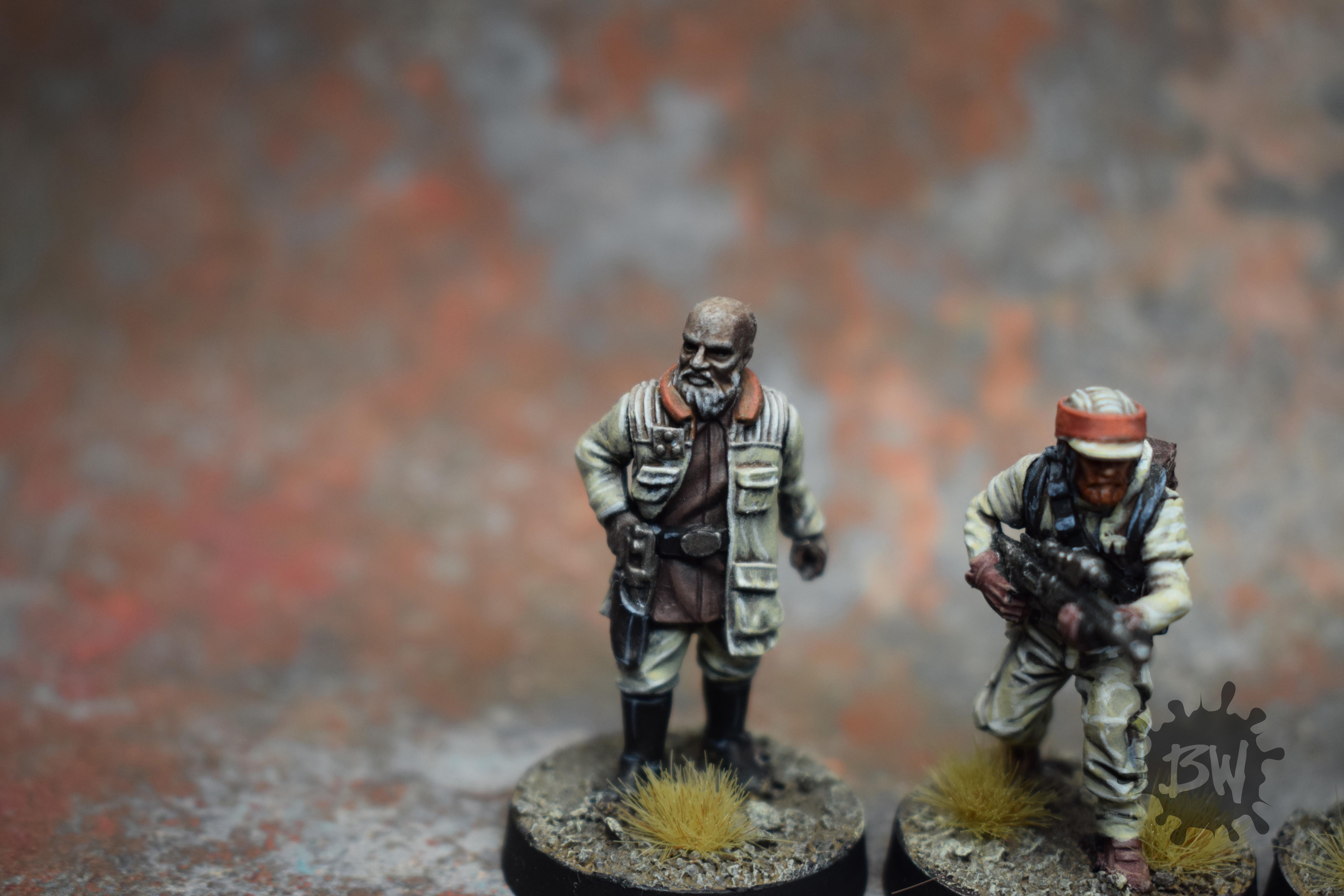 Amg, Army, Atomic Mass Games, Bw, Rebel Officer And Rebel Troopers, Star Wars Legion, Swl