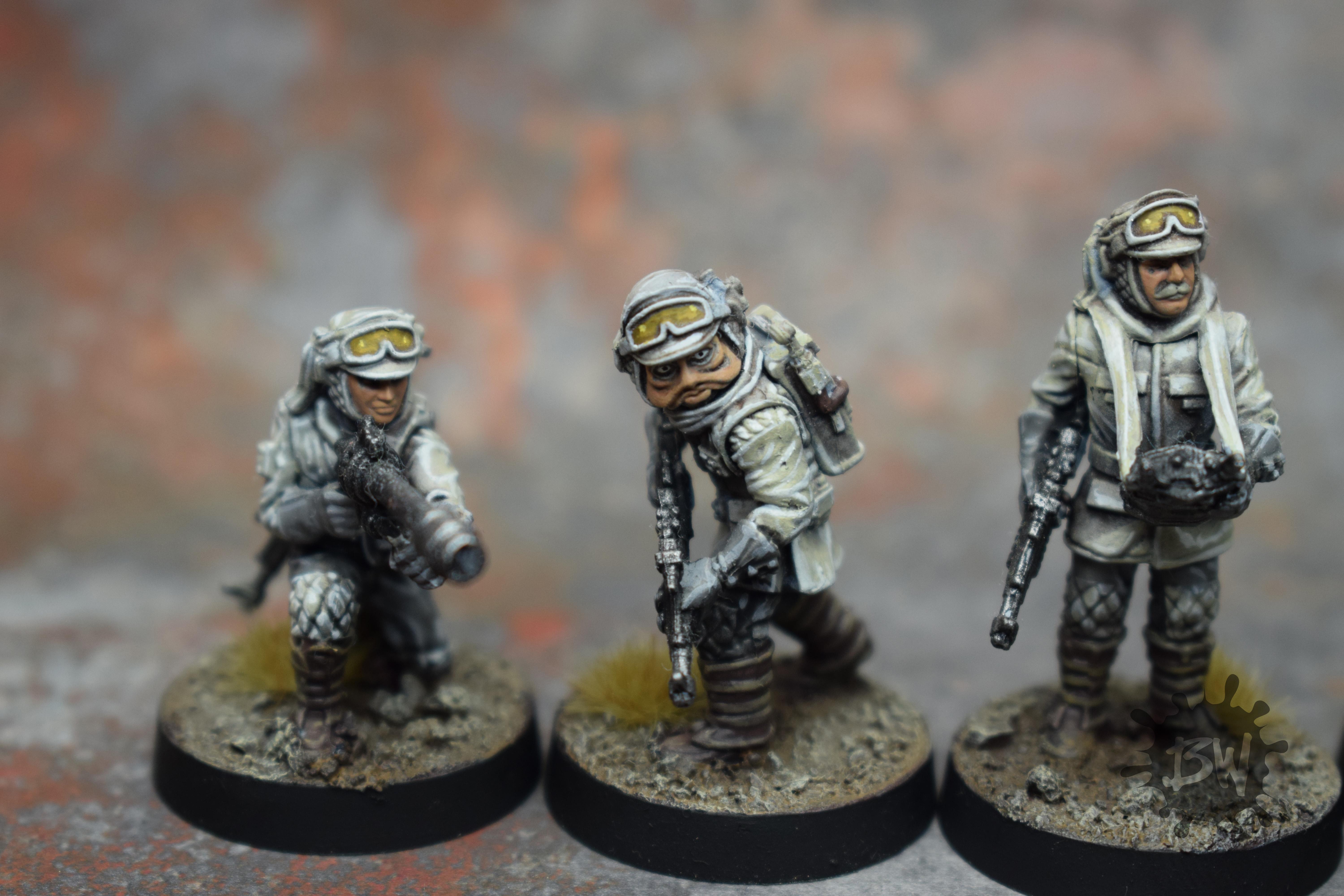 Amg, Army, Atomic Mass Games, Bw, Rebel Veterans, Star Wars Legion, Swl