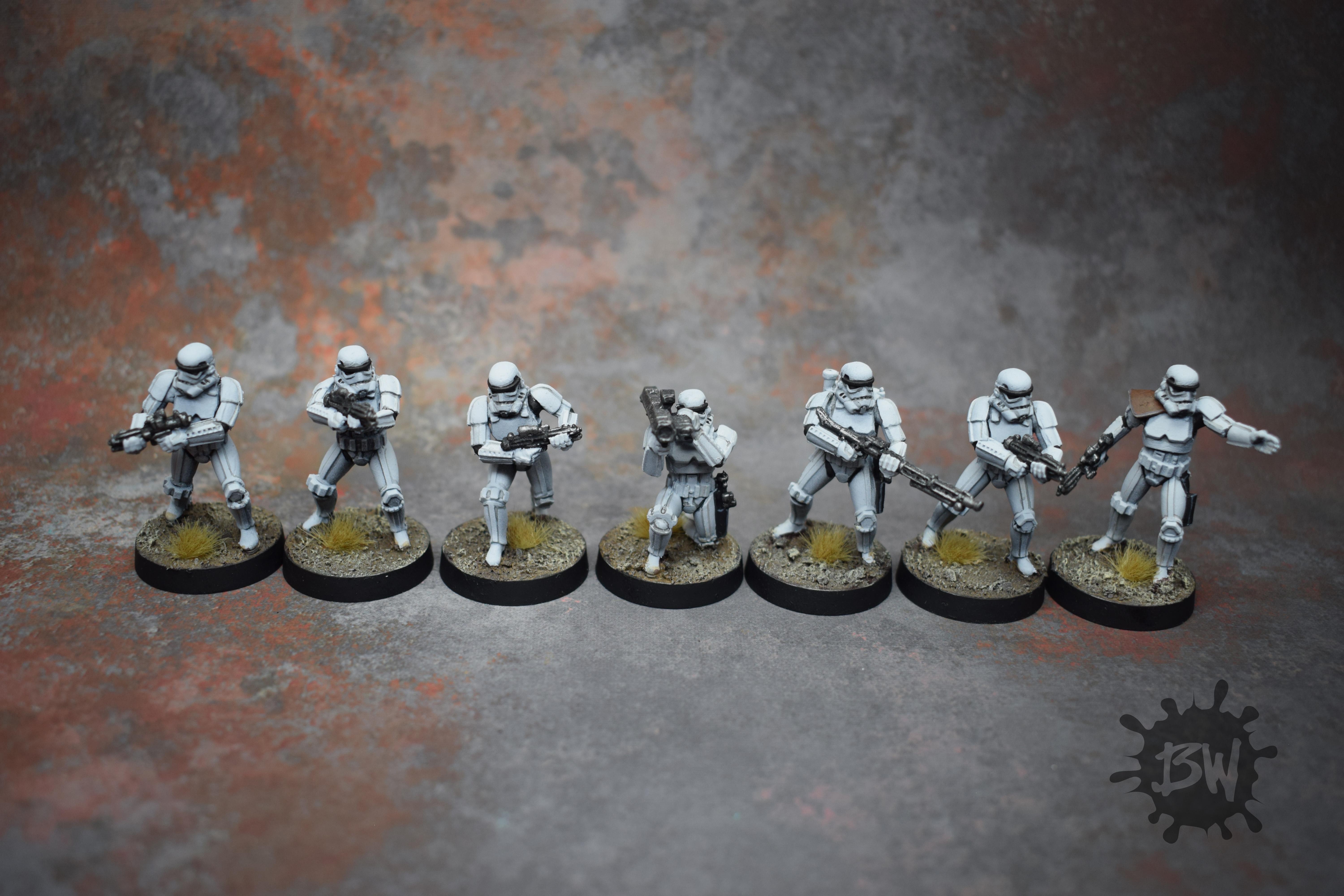 Amg, Army, Atomic Mass Games, Bw, Star Wars Legion, Storm Troopers, Swl