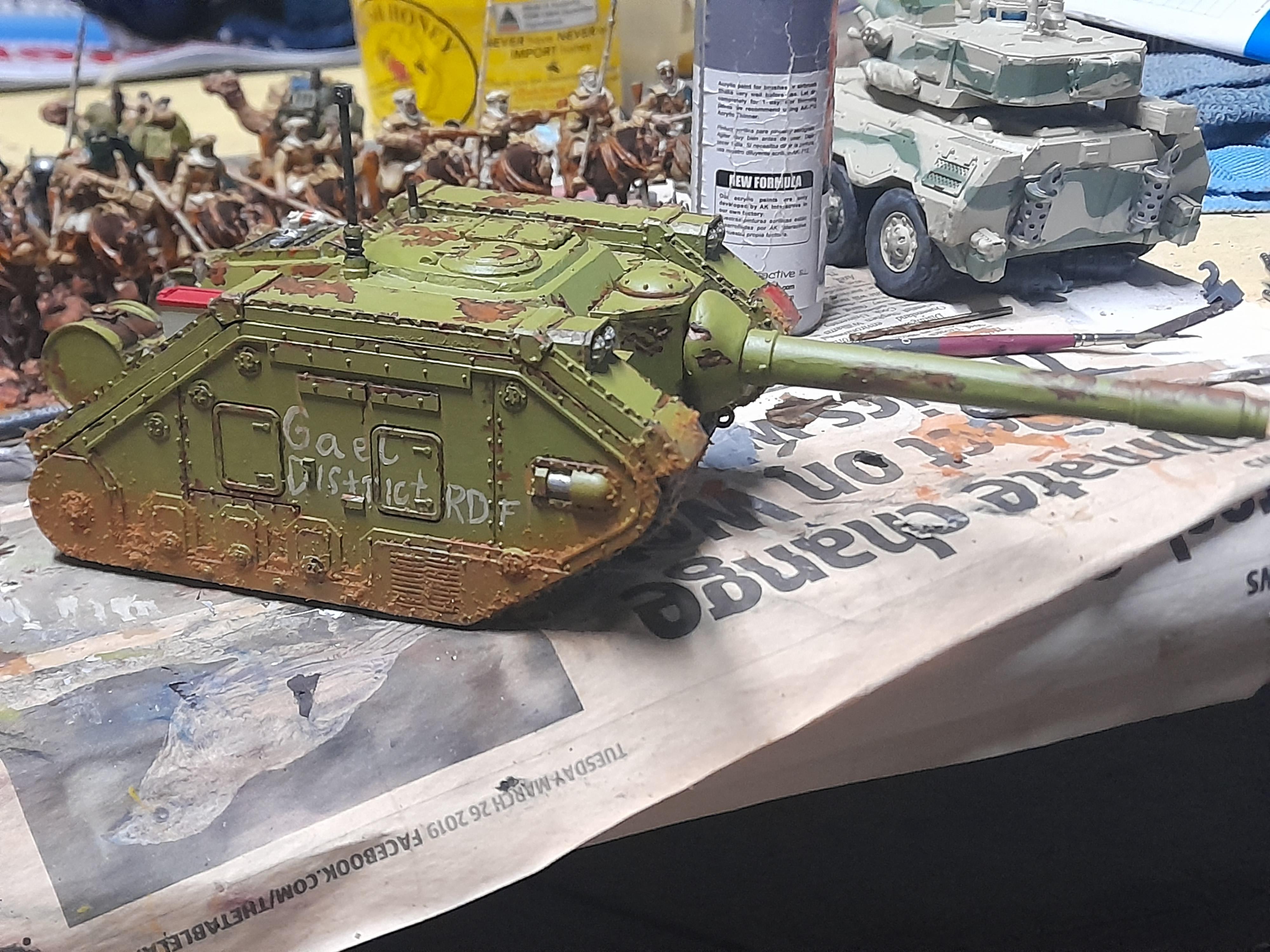 Blood And Skulls Industry, Conversion, Leman Russ, Millitia, Models And Minis, Pdf, Rusty, Self Proppeled Gun, Tank Hunter, Vanquisher