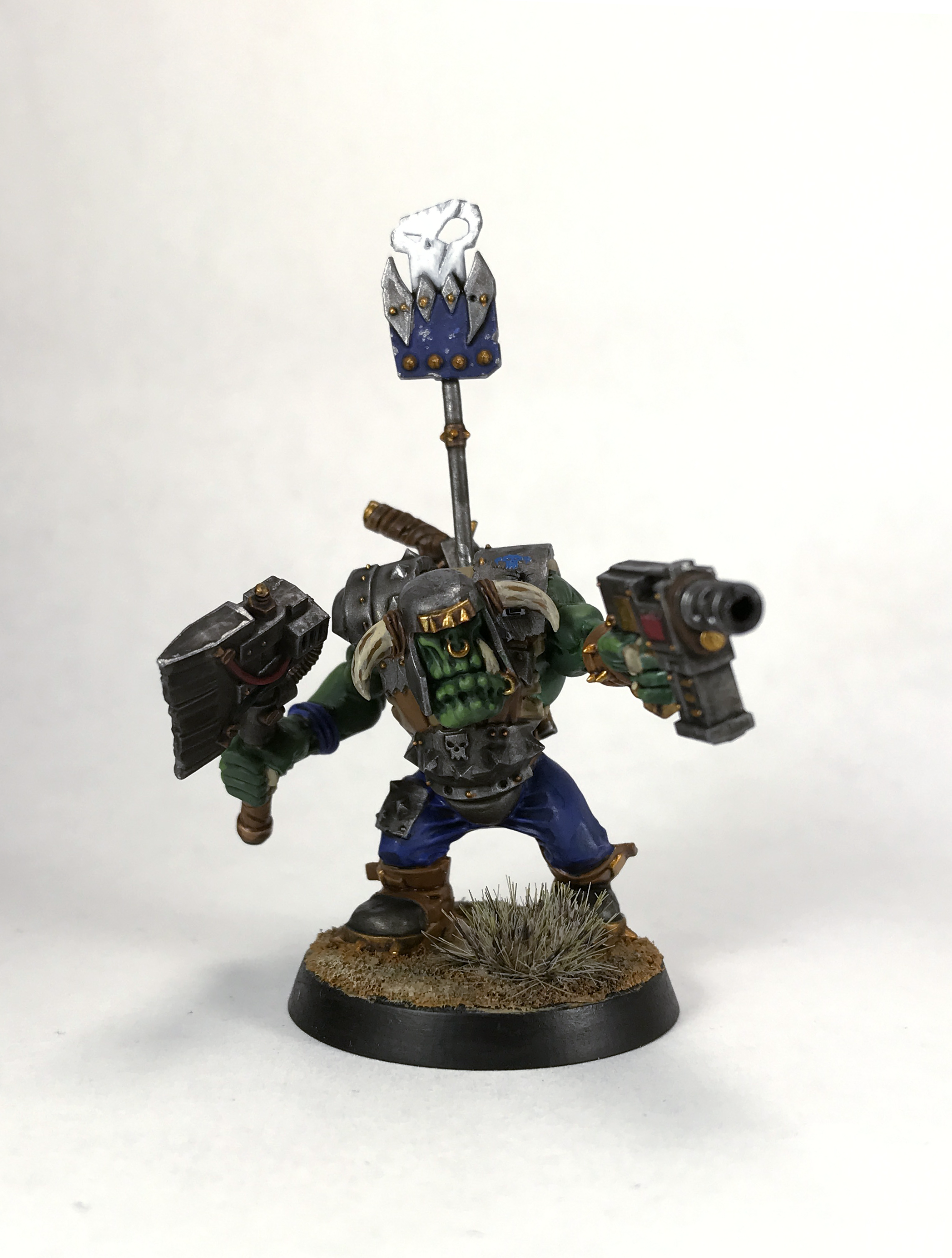 Bosspole, Choppa, Deathskulls, Nob, Orks, Slugga, Warhammer 40,000