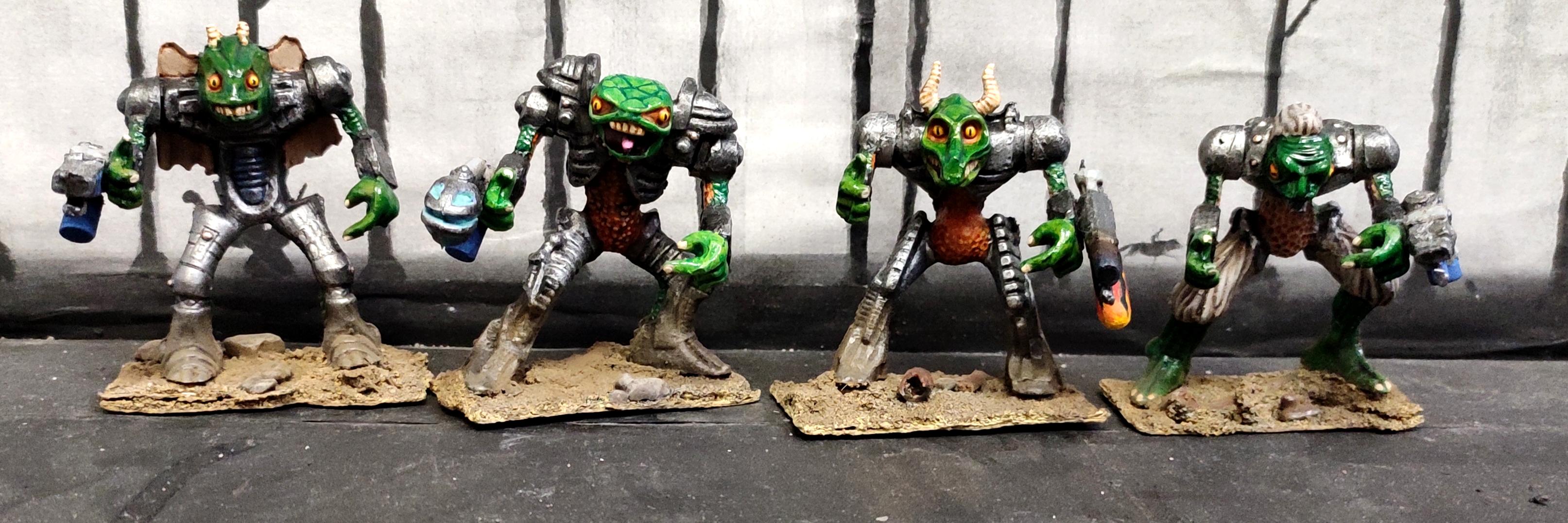 Conversion, Cyborg, From Russia, Horns, Infantry, Lizards, Out Of Production, Regiment, Retro, Space Lizards, Technolog, Tehnolog, Warriors
