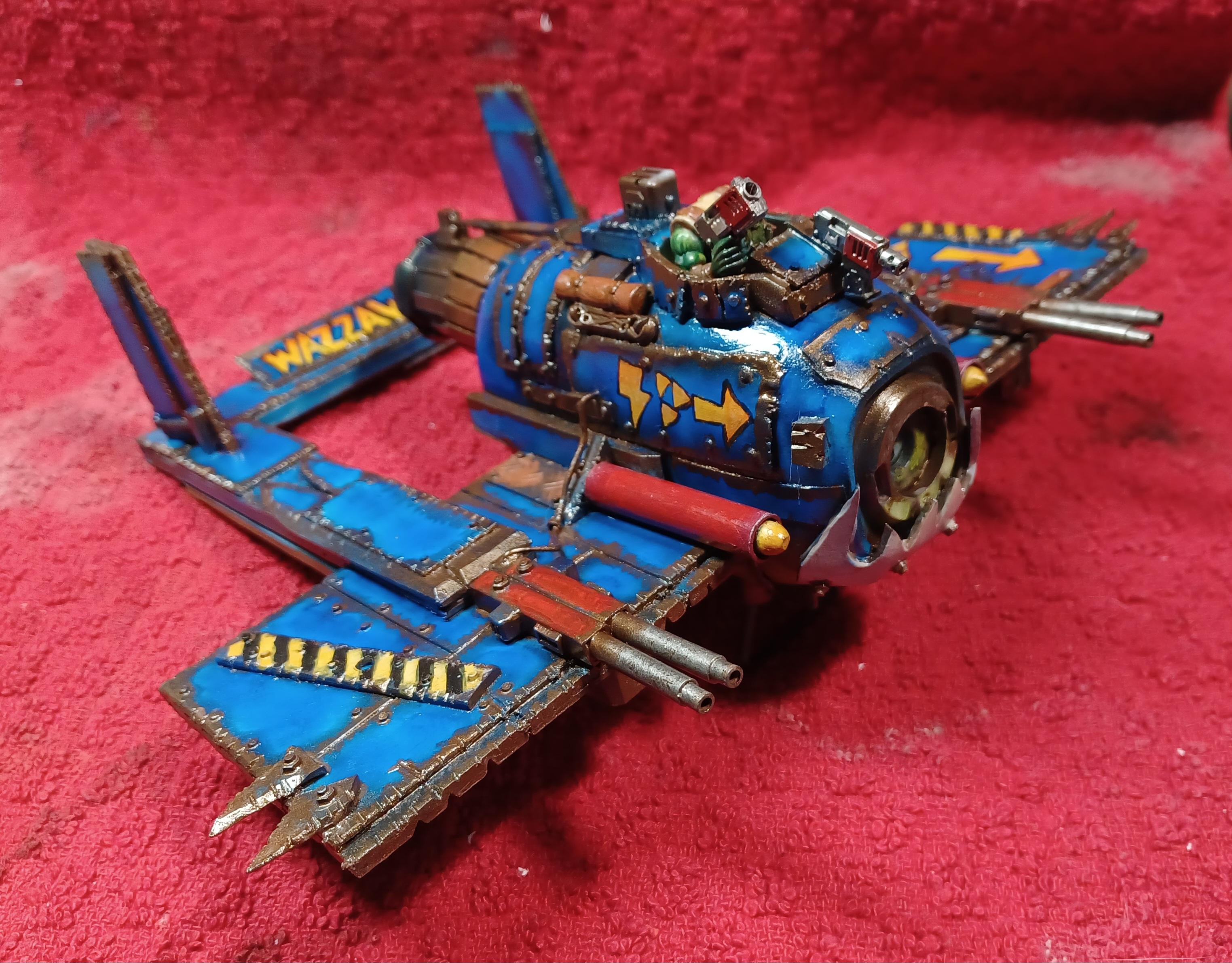 Dakkajet, Flyer, Orks, Scratch Build