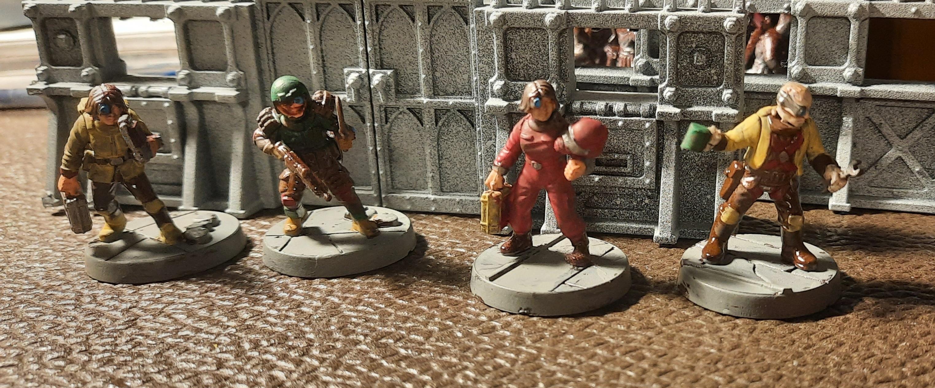 Civilians, Crew, Frostgrave, Stargrave