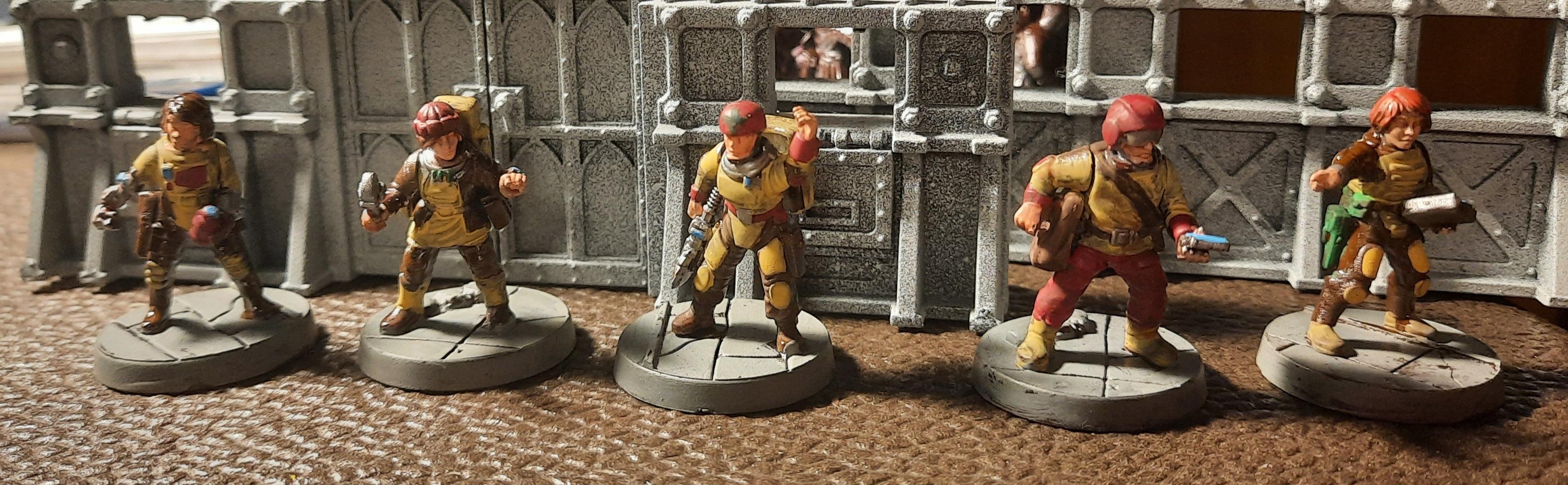Civilians, Crew, Female, Frostgrave, Stargrave