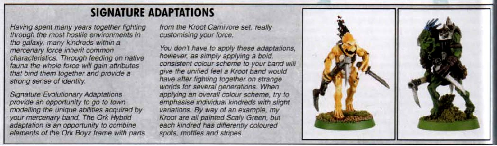 3rd Edition, Allies, Copyright Games Workshop, Kroot, Mercenary, Retro Review