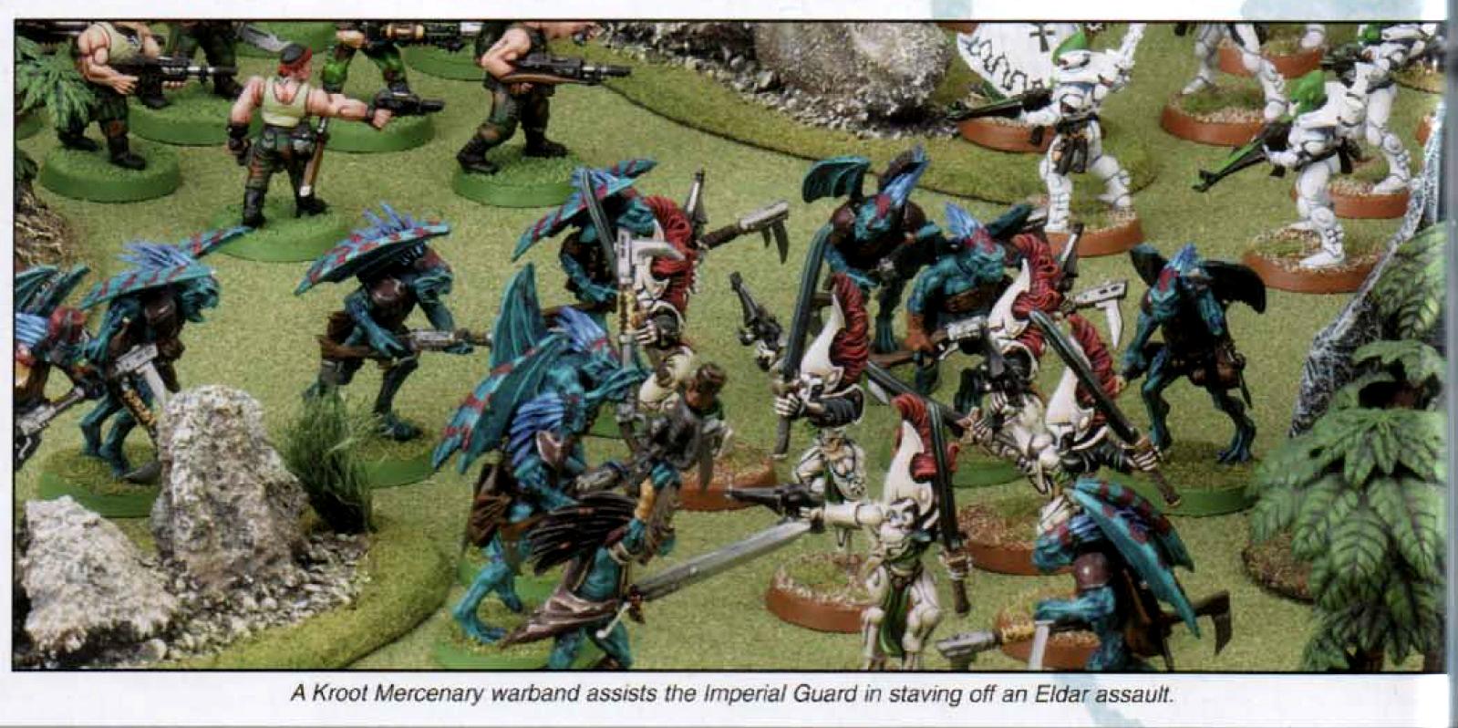 3rd Edition, Allies, Copyright Games Workshop, Kroot, Mercenary, Retro Review