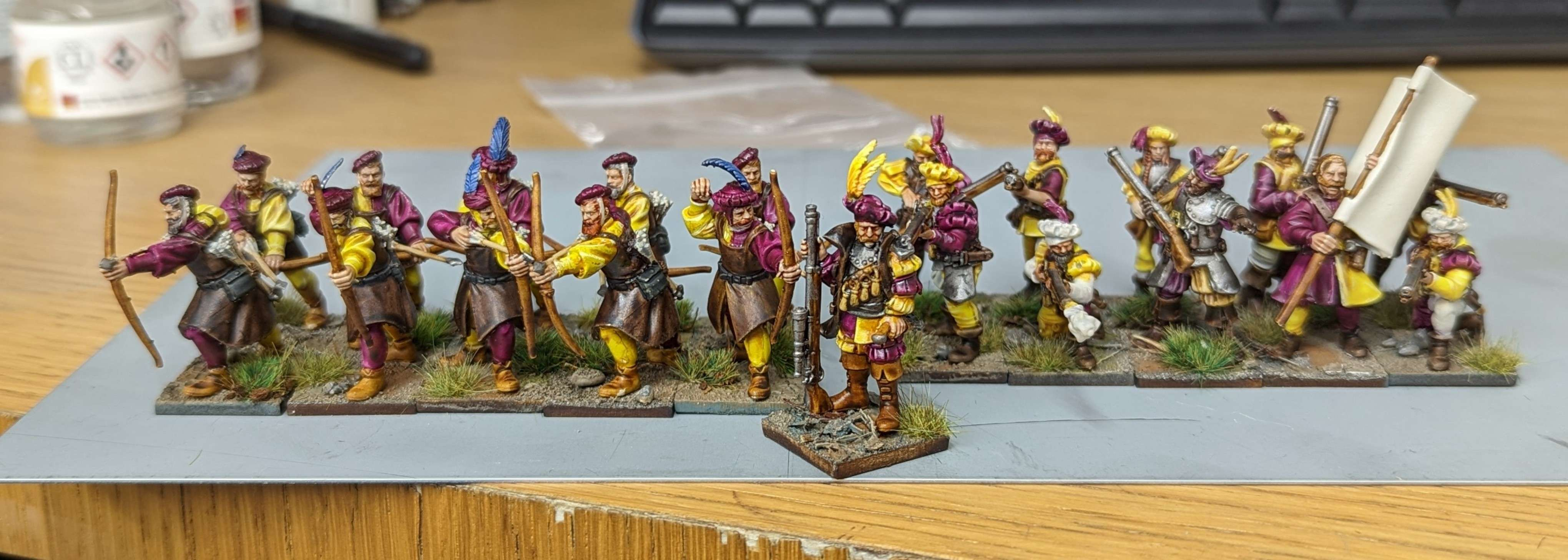 Archers, gunners and engineer