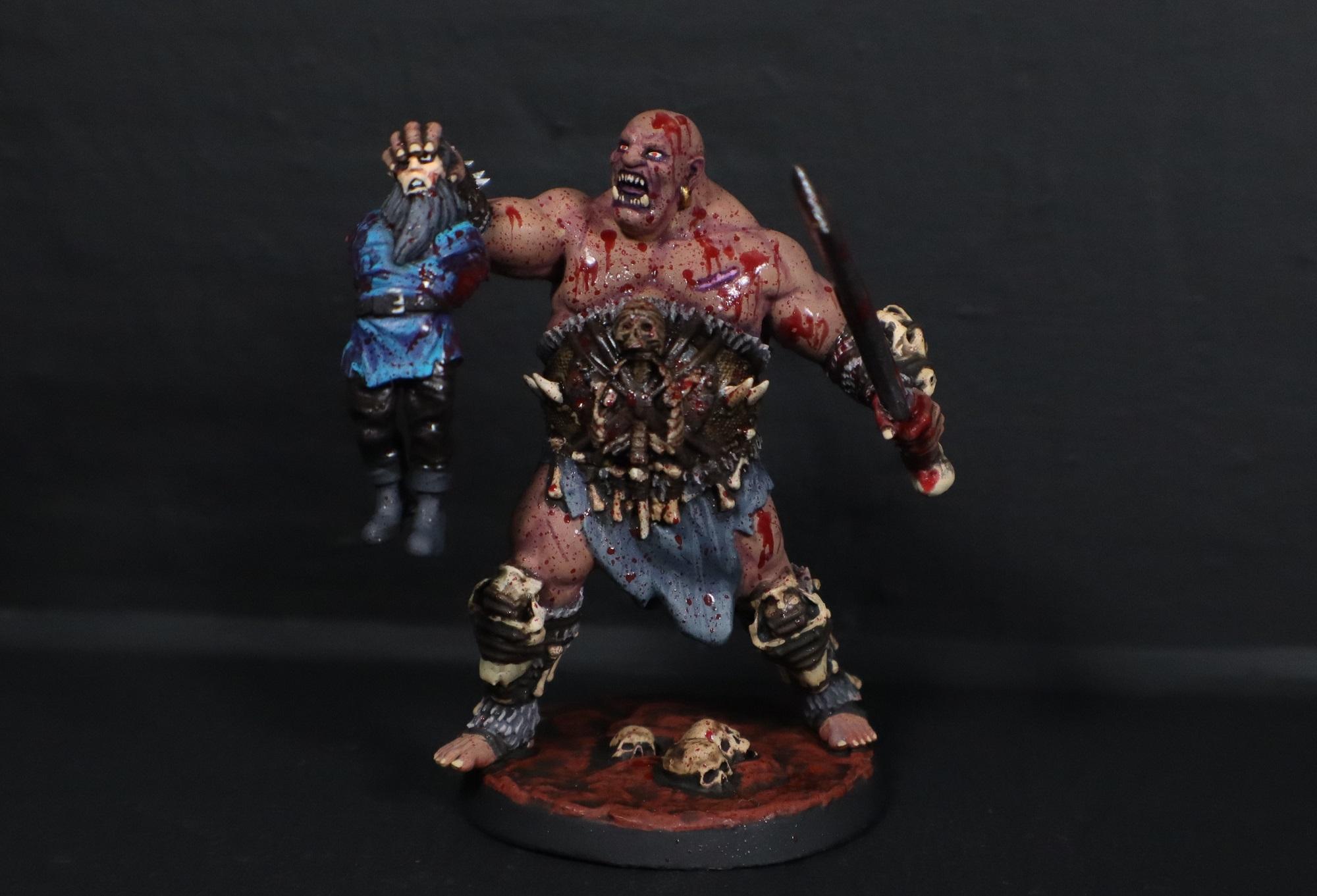 3d Miniatures, 3d Printed Figures, 3d Printed Miniatures, 3d Printed Ogre, 3d Printed Painted Minis. Painted 3d Printed Figures, Carrero Arts, Carreroarts, Painted 3d Minis, Painted 3d Printed Miniatures, Painted Miniatures