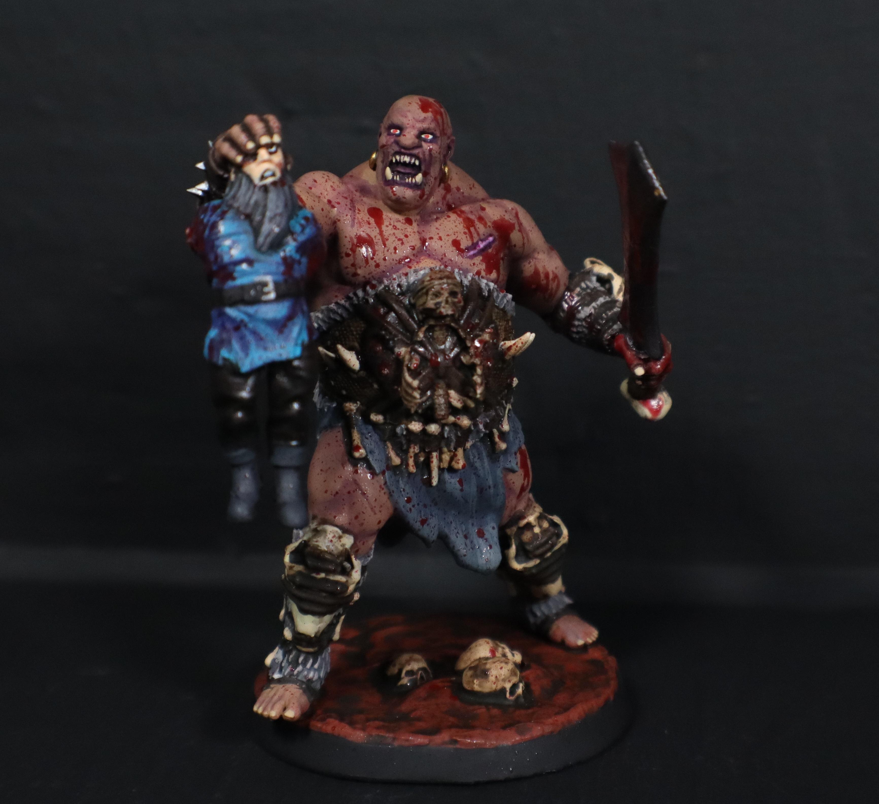 3d Miniatures, 3d Printed Figures, 3d Printed Miniatures, 3d Printed Ogre, 3d Printed Painted Minis. Painted 3d Printed Figures, Carrero Arts, Carreroarts, Painted 3d Minis, Painted 3d Printed Miniatures, Painted Miniatures
