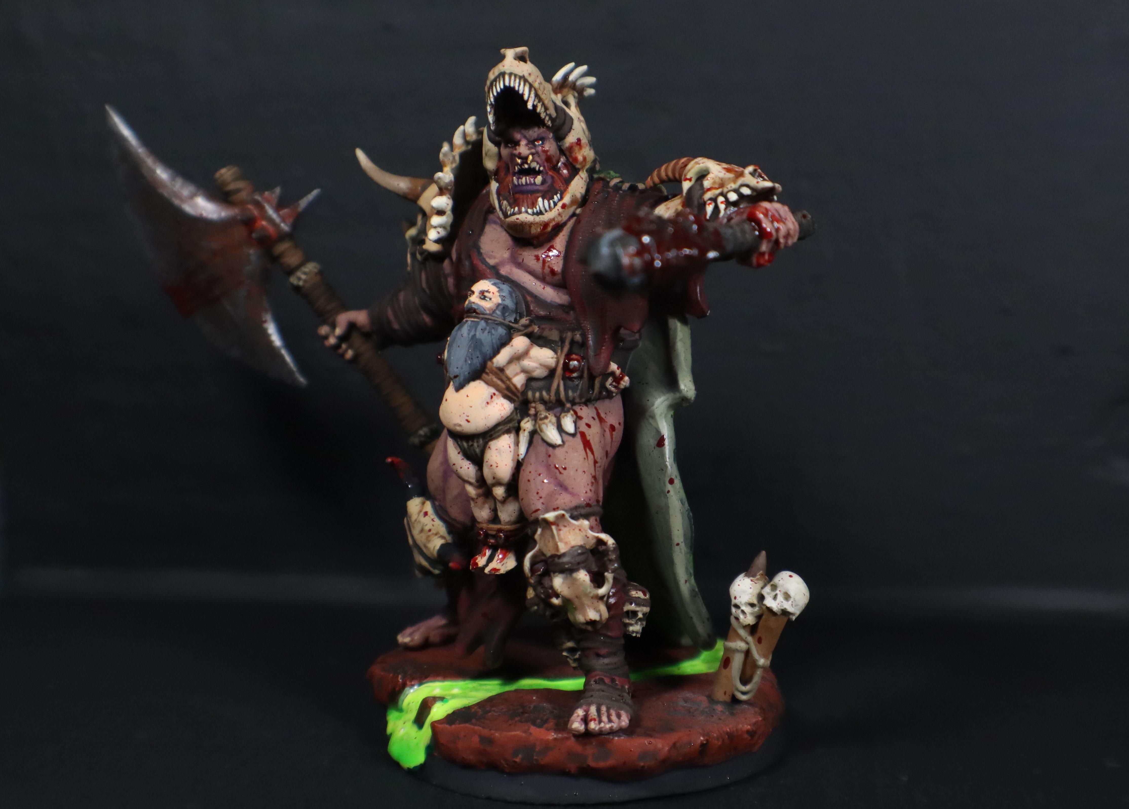 3d Miniatures, 3d Printed Figures, 3d Printed Miniatures, 3d Printed Ogre, 3d Printed Painted Minis. Painted 3d Printed Figures, Carrero Arts, Carreroarts, Painted 3d Minis, Painted 3d Printed Miniatures, Painted Miniatures