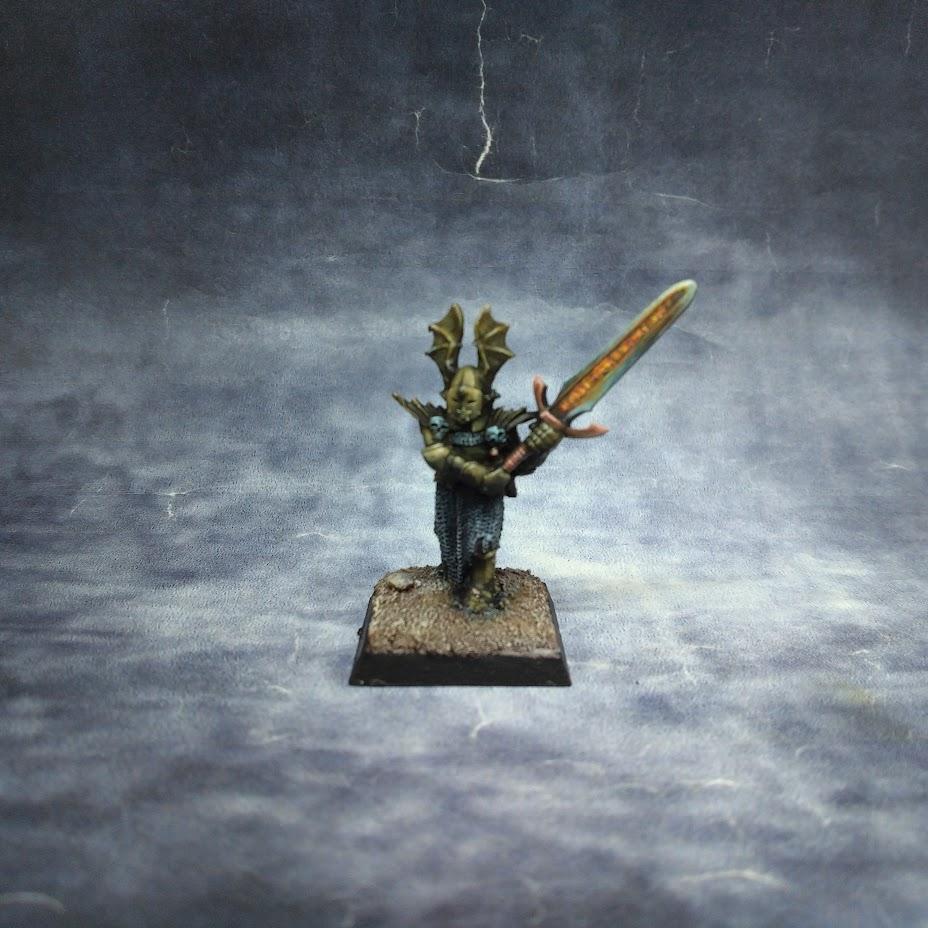 3-stage, Anti-paladin, Character, Dungeons And Dragons, January 2023, Ral Partha, Work In Progress