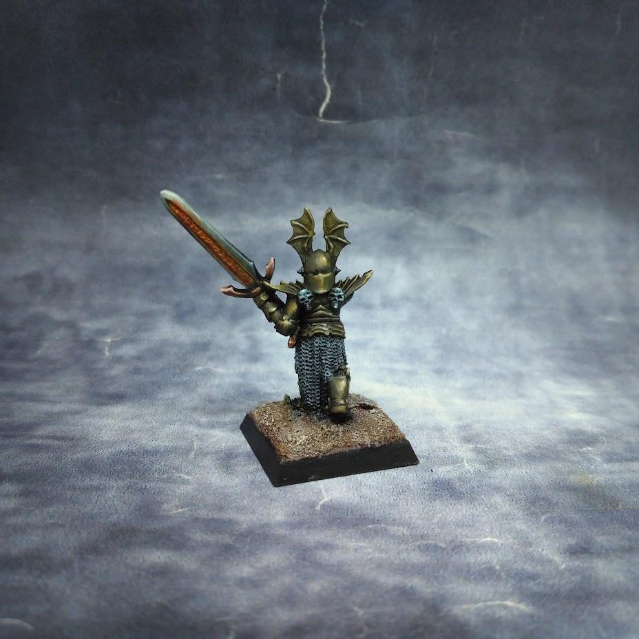 3-stage, Anti-paladin, Character, Dungeons And Dragons, January 2023, Ral Partha, Work In Progress