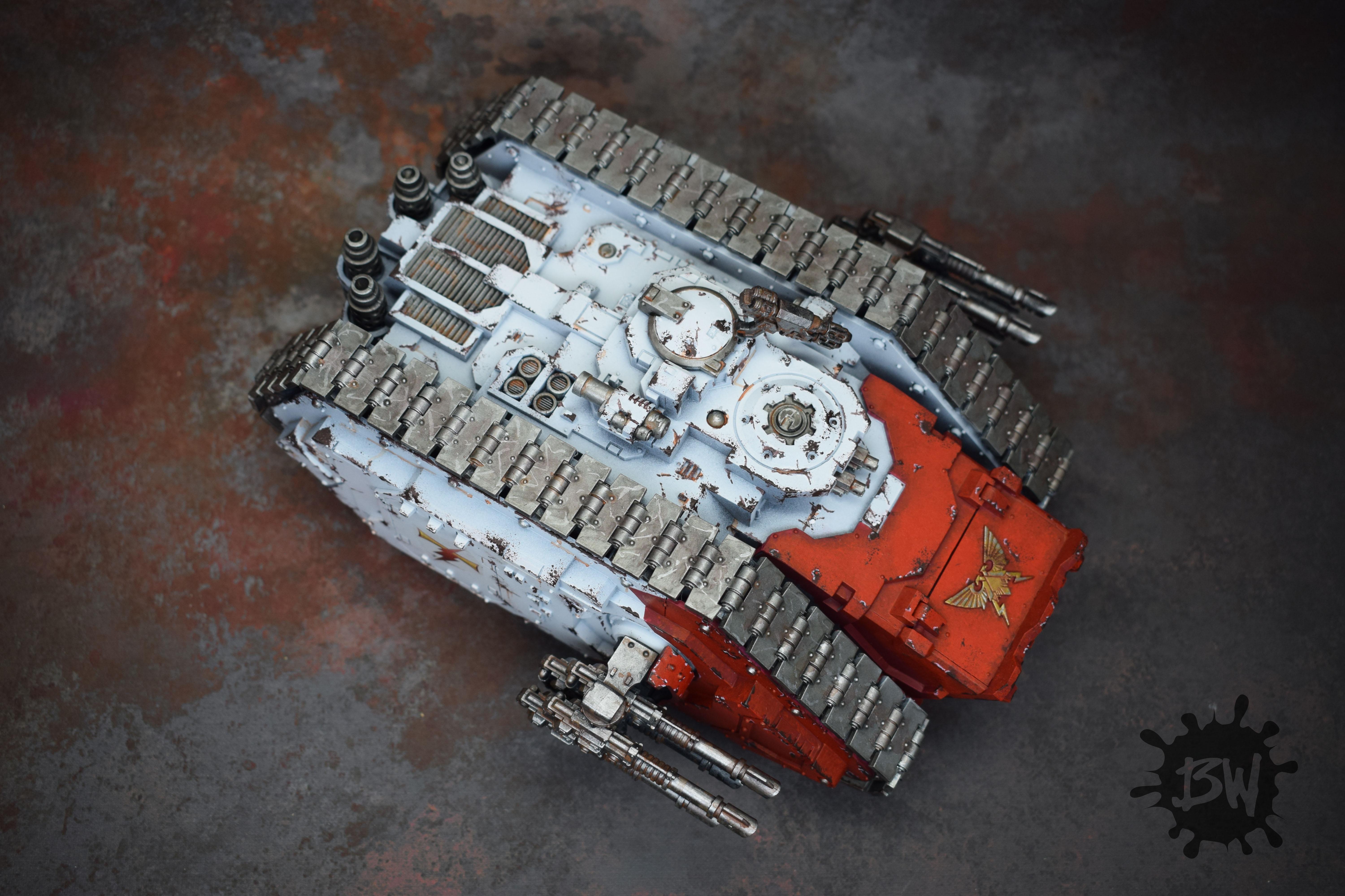 30k, Bw, Games Workshop, Spartan Assault Tank, Warhammer 40,000, Warhammer Fantasy, White Scars, White Scars Spartan Assault Tank