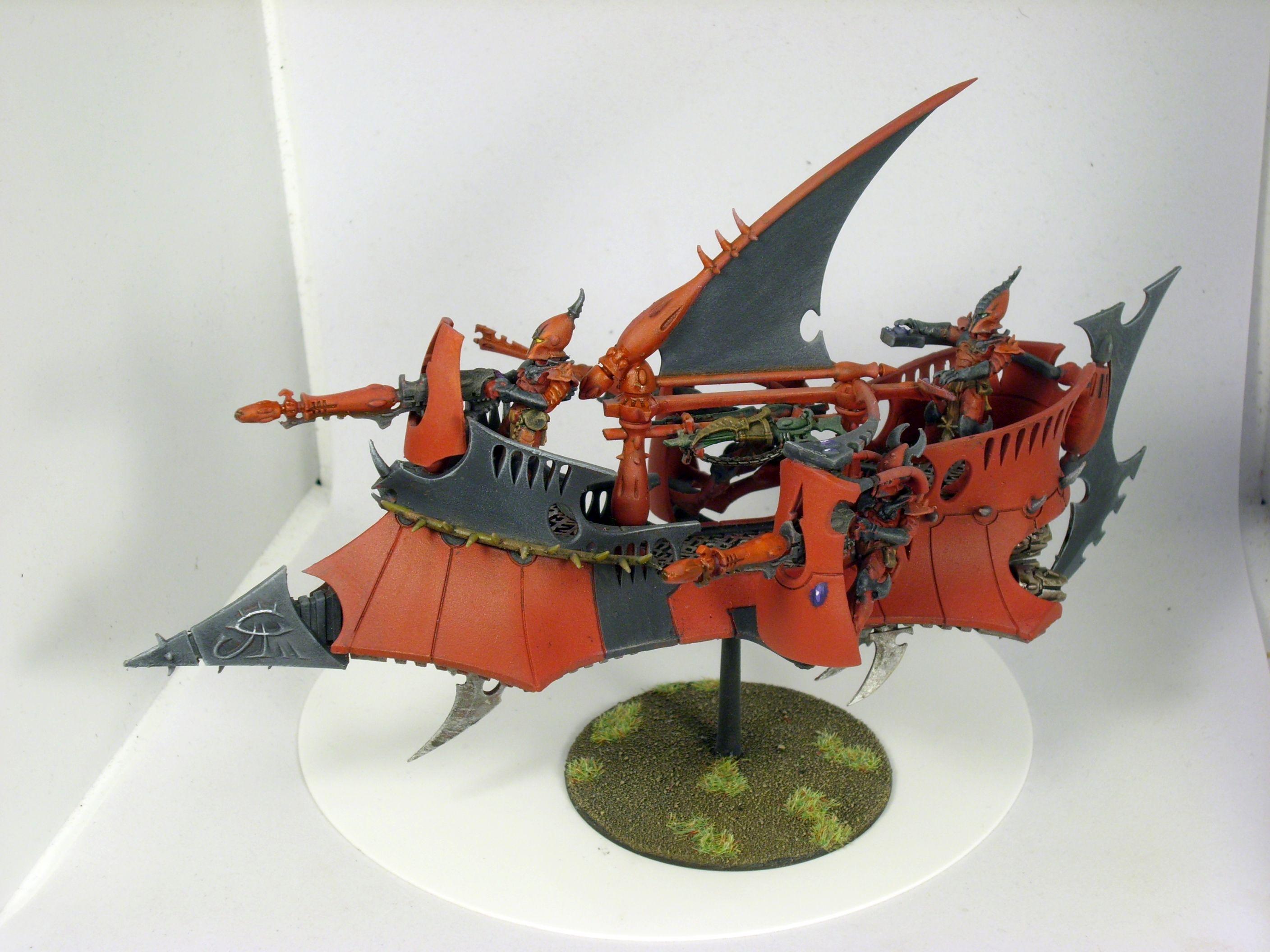 Dark Eldar, Drukhari, Heavy Support, Ravager, Ravagers, Skimmer, Vehicle, Warhammer 40,000