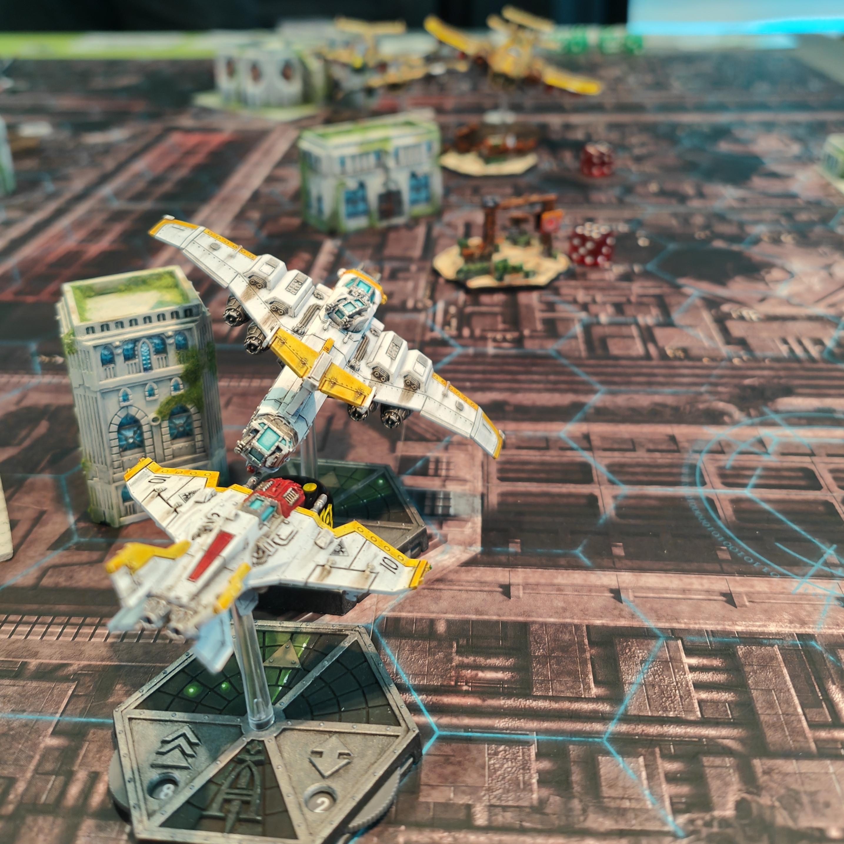 150pts - Navy vs Orks - Bombing Run - Turn 1