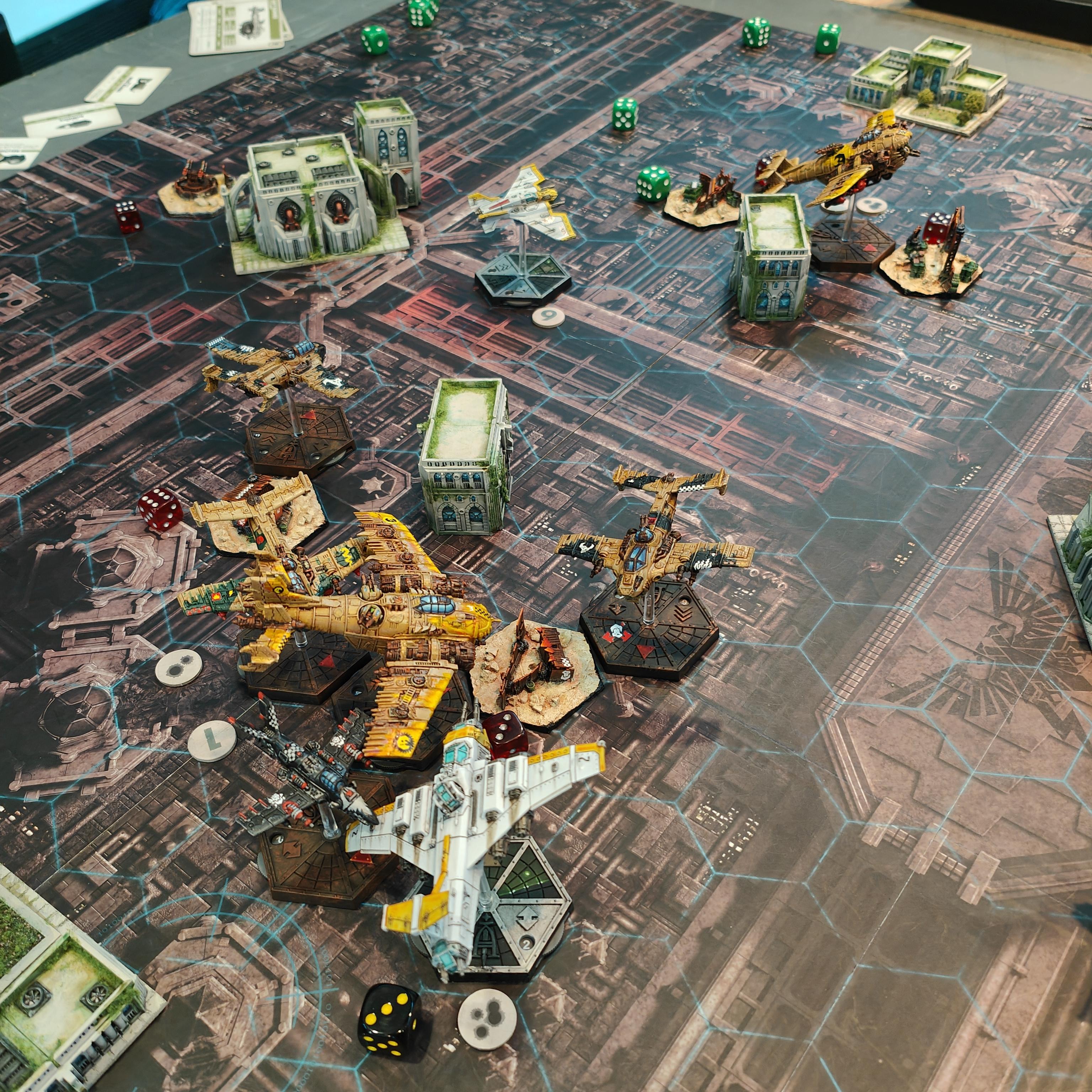 150pts - Navy vs Orks - Bombing Run - Turn 3