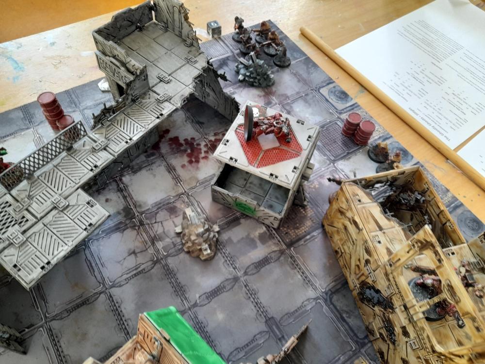 Chaos Cultists, Chaos Space Marines, Gaunt's Ghosts, Grimdark Future, Grimdark Future Firefight, One Page Rules, Orks, Robots, Skirmish