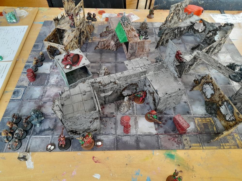 Chaos Cultists, Chaos Space Marines, Gaunt's Ghosts, Grimdark Future, Grimdark Future Firefight, One Page Rules, Orks, Robots, Skirmish