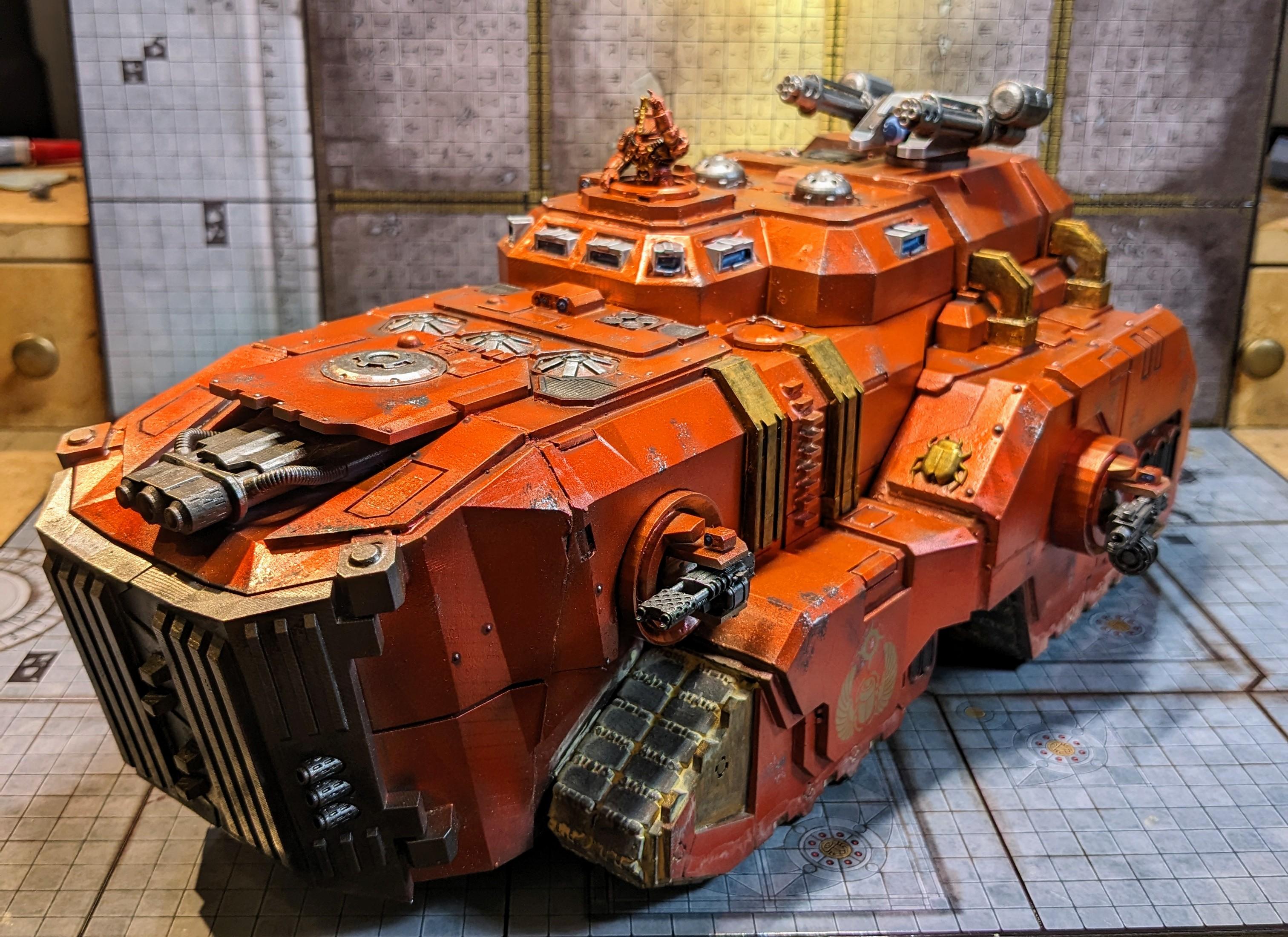 3d Print, Conversion, Mastodon, Metallic, Pre Heresy, Tank, Thousand Sons