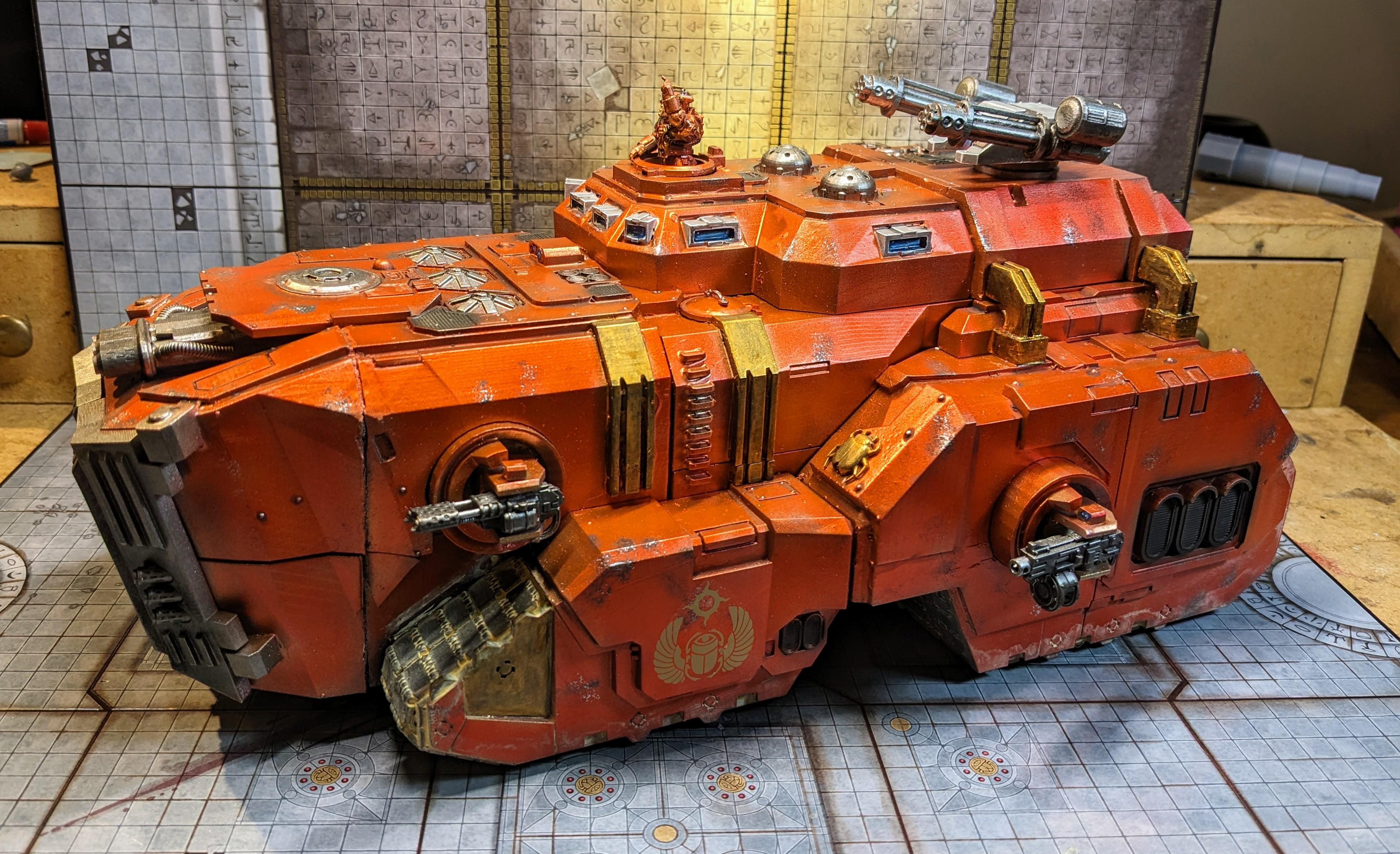 3d Print, Conversion, Mastodon, Metallic, Pre Heresy, Tank, Thousand Sons