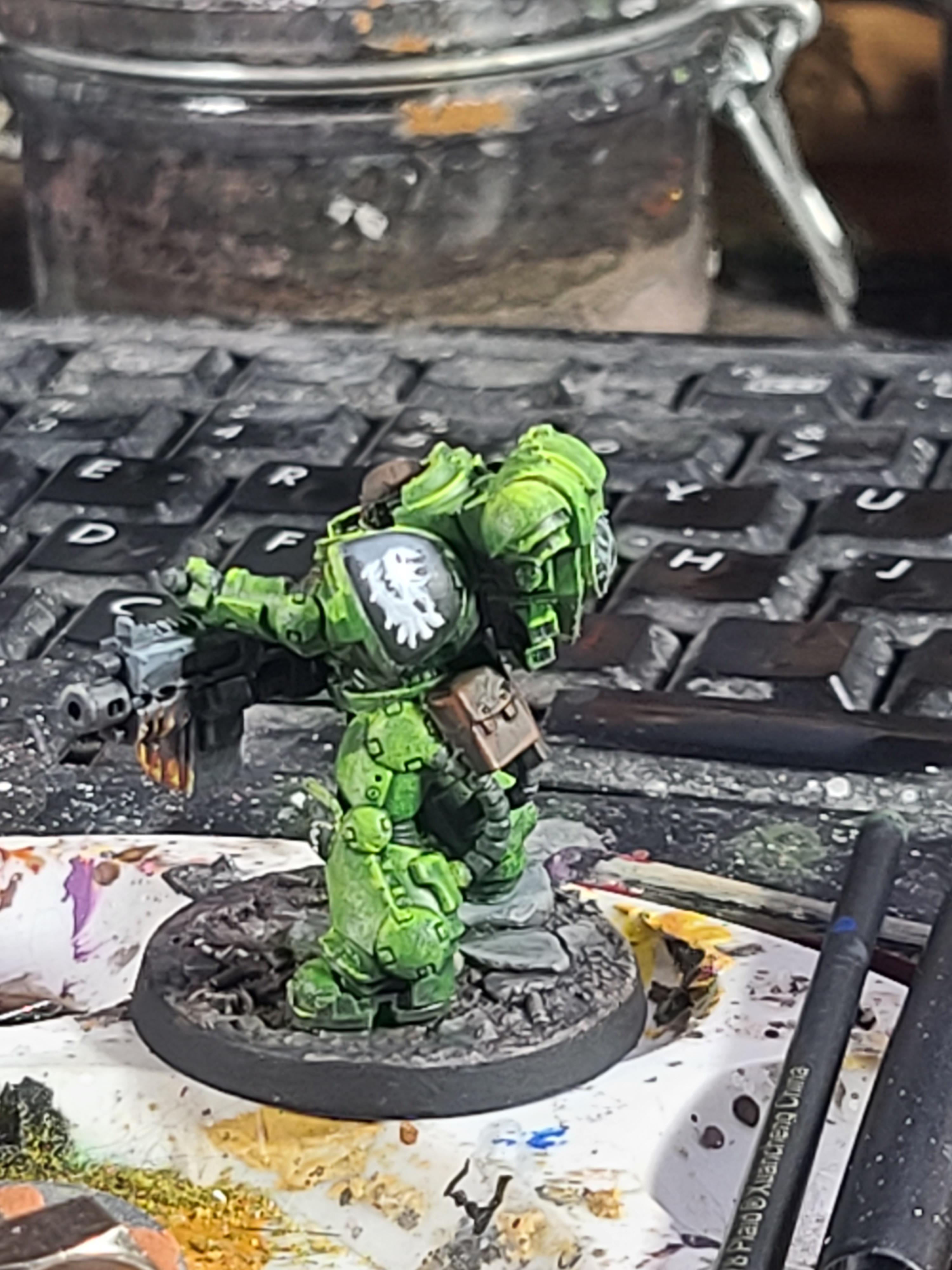 28mm, Heavy Bolter, Primaris, Salamanders, Space Marines, Warhammer 40,000, Warhammer Fantasy, Warhammer Heroes