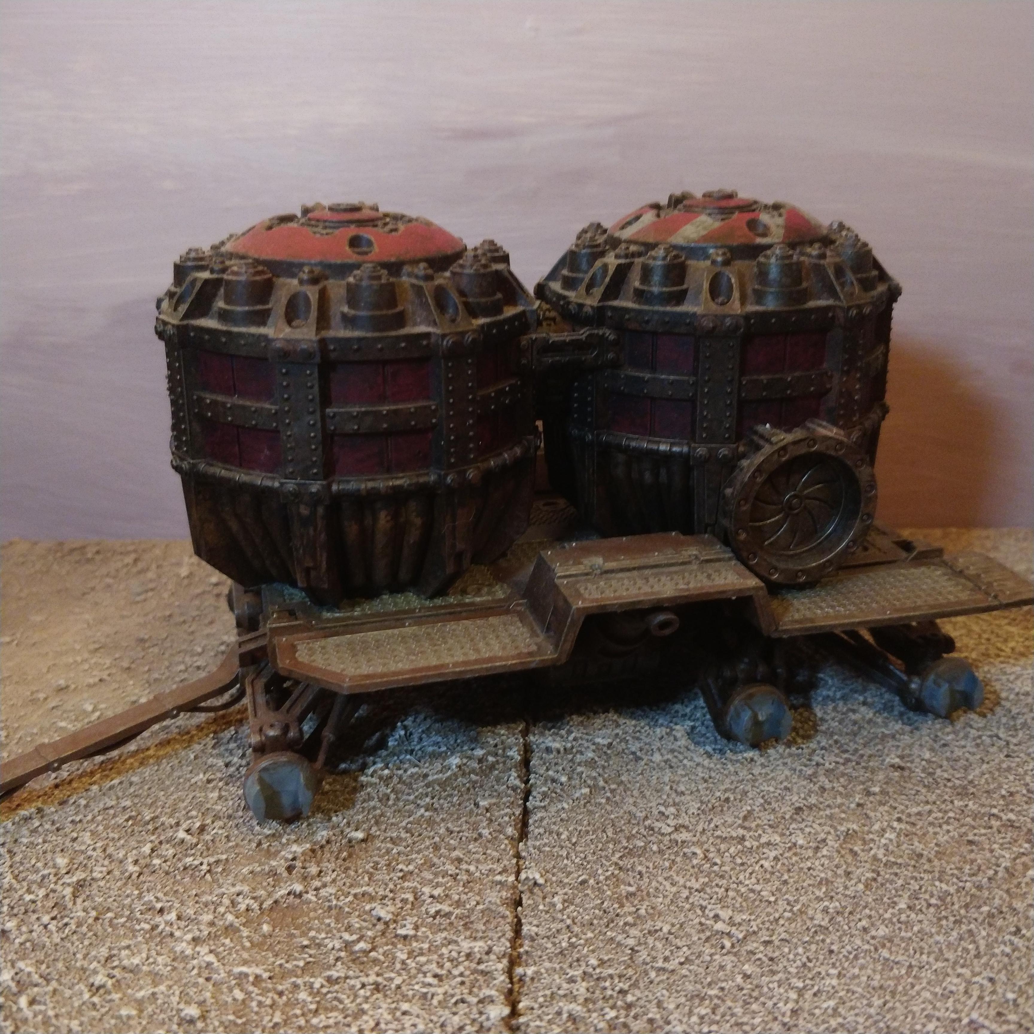 Ash Wastes, Cargo 8, Fuel Tank, N17, Necromunda, Ridgehauler