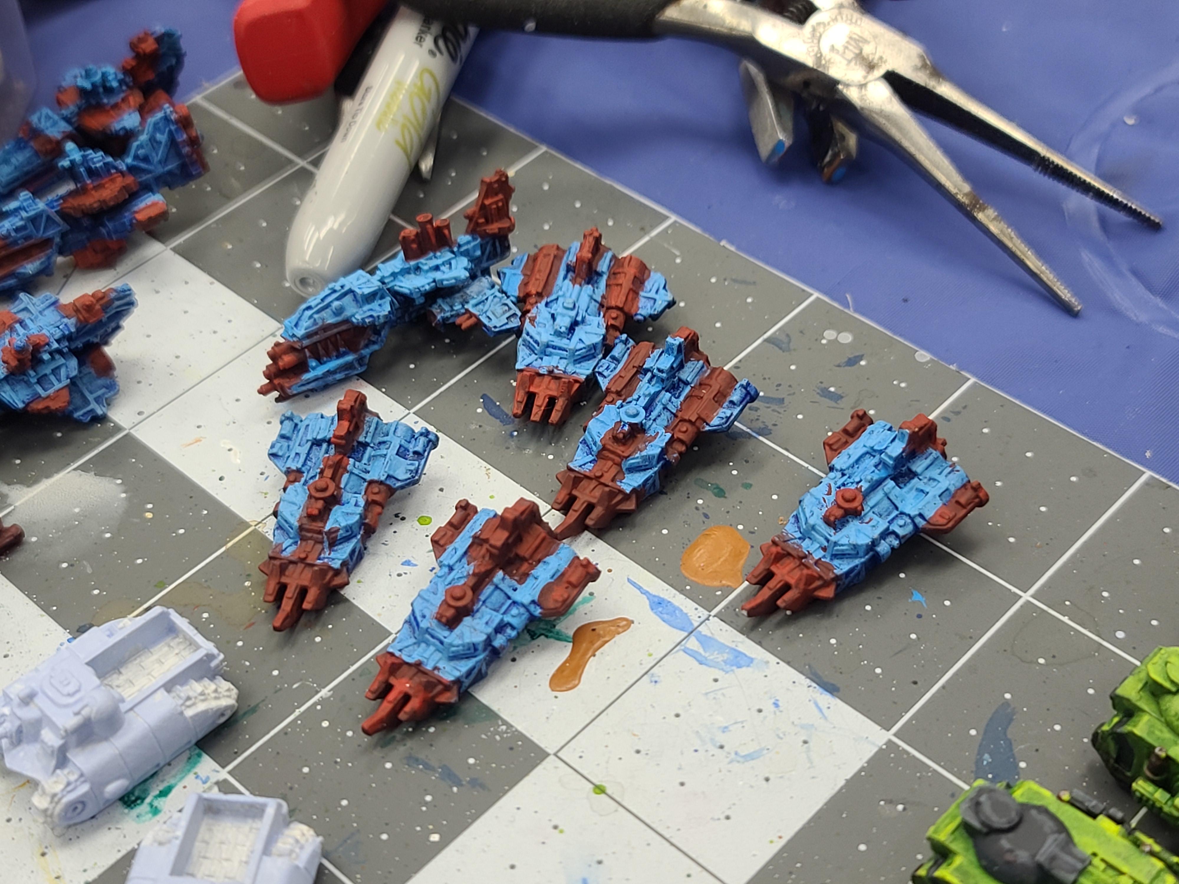 Battlefleet Gothic, Brute Ramships, Escorts, Games Workshop, Orks, Space Ships