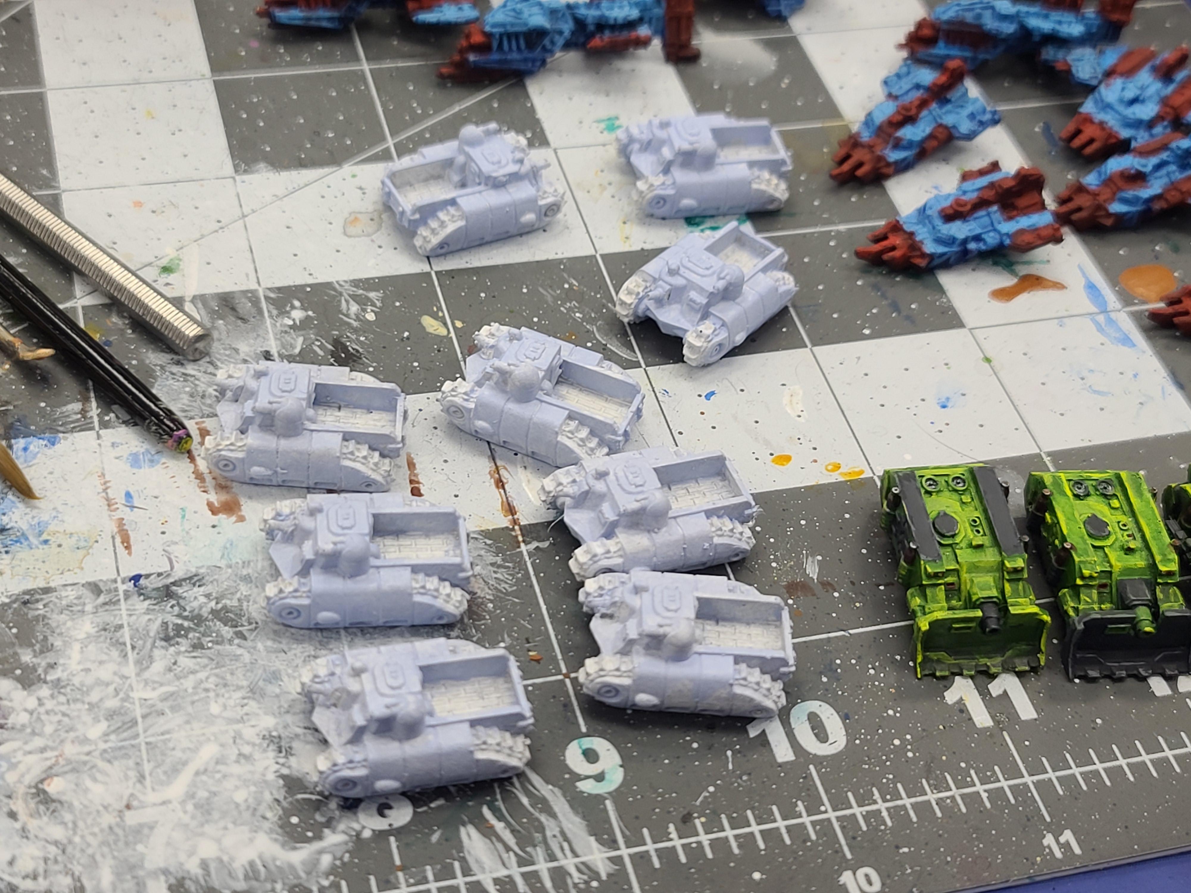 6mm, Chimera, Counts As, Diesel Punk Tanks, Epic, Imperial Guard, Microworld Games, Steel Legion, Warhammer 40,000