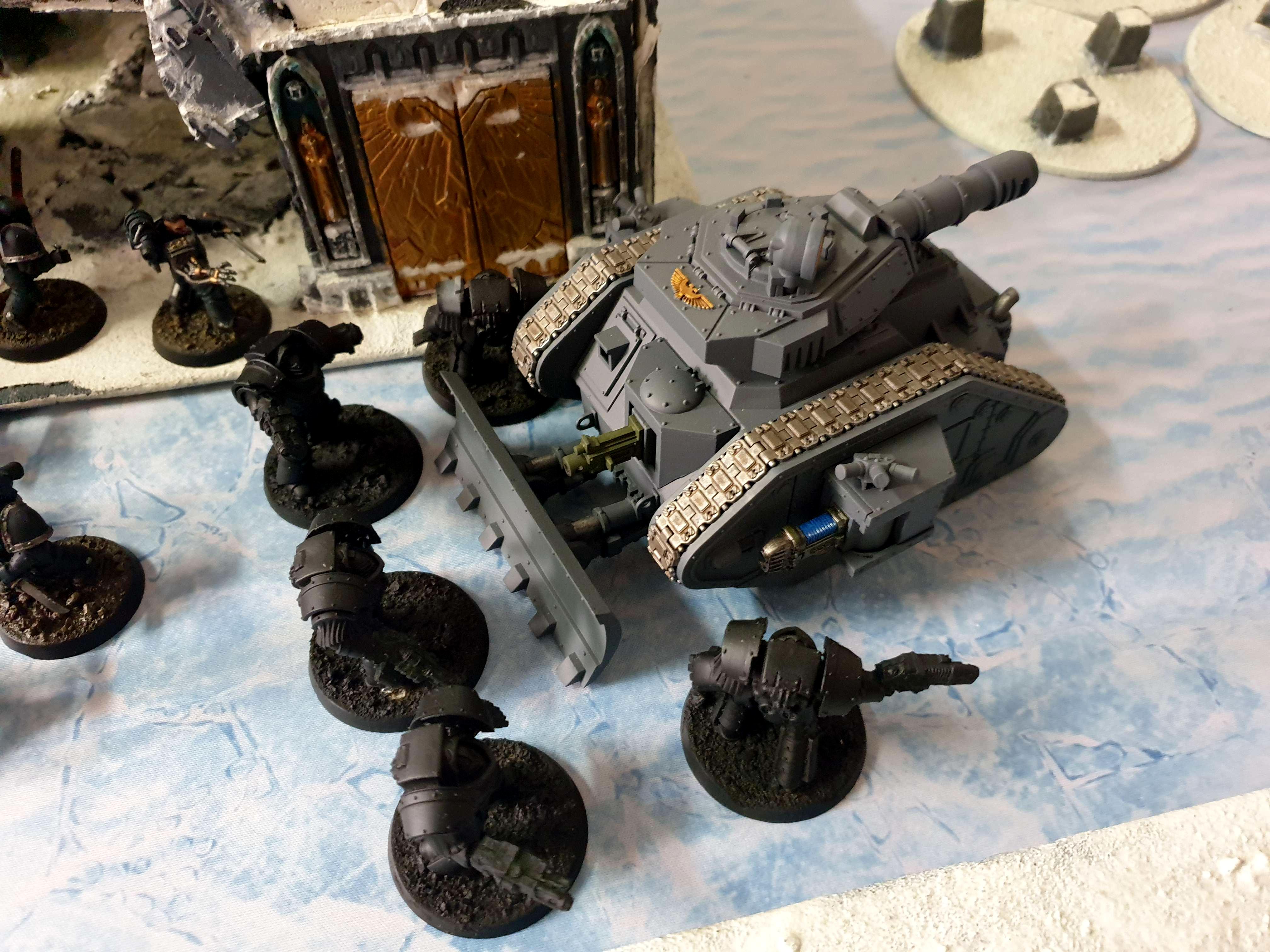 Turn 4 - Terminators vs Leman Russ