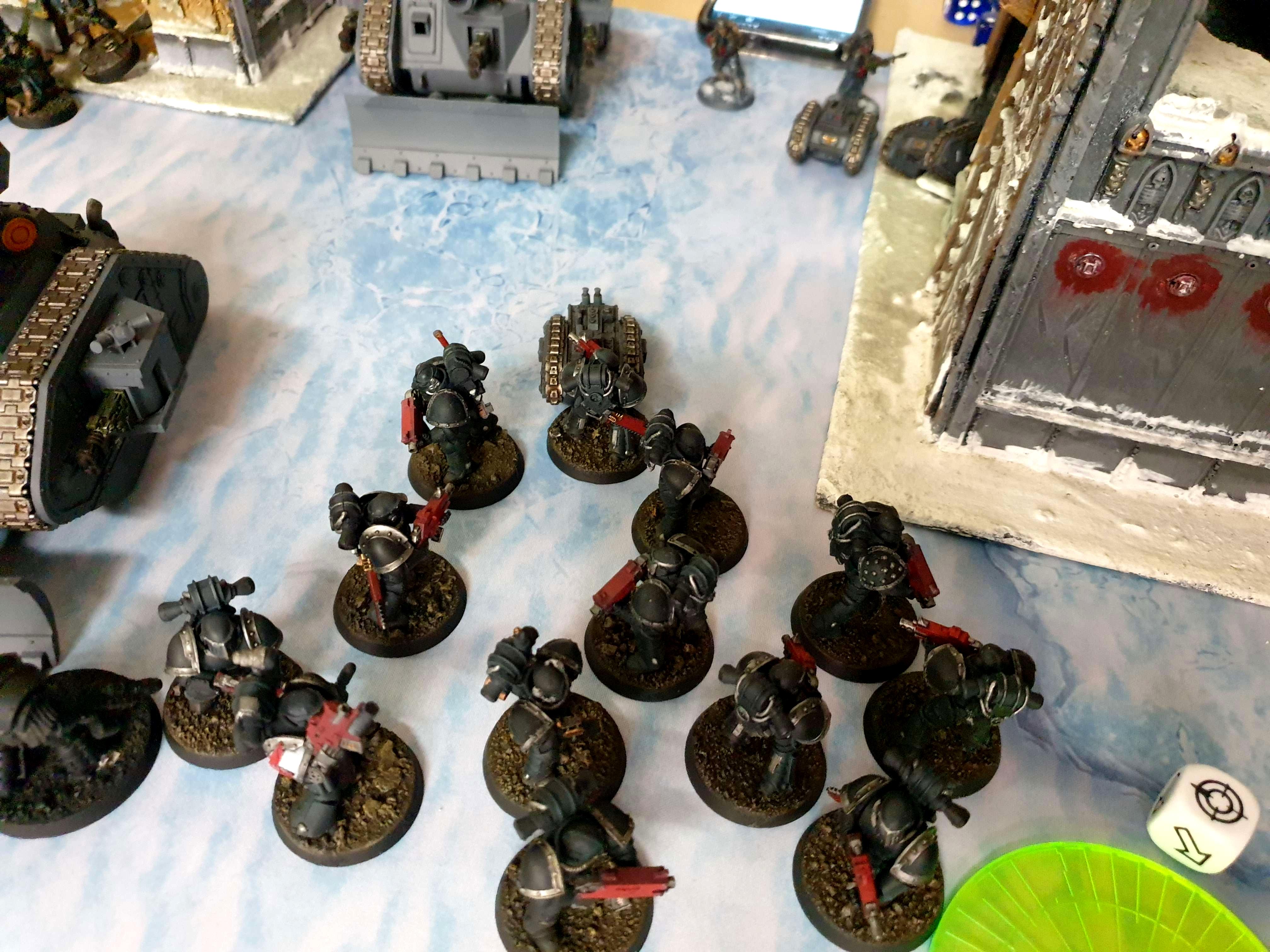 Turn 6 - Cyclops vs Tactical Squad