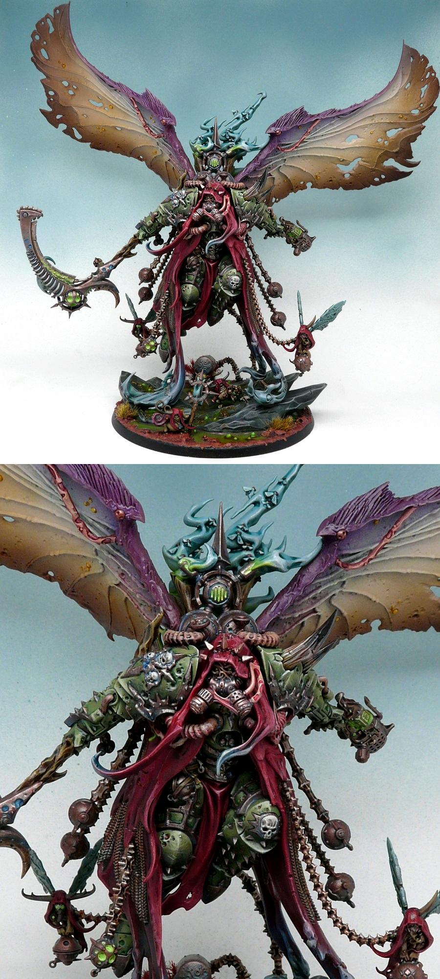 Chaos Lord, Chaos Space Marines, Death Guard, Hereticus Astartes, Mortarion, Nurgle, Plague Marines, Primarch