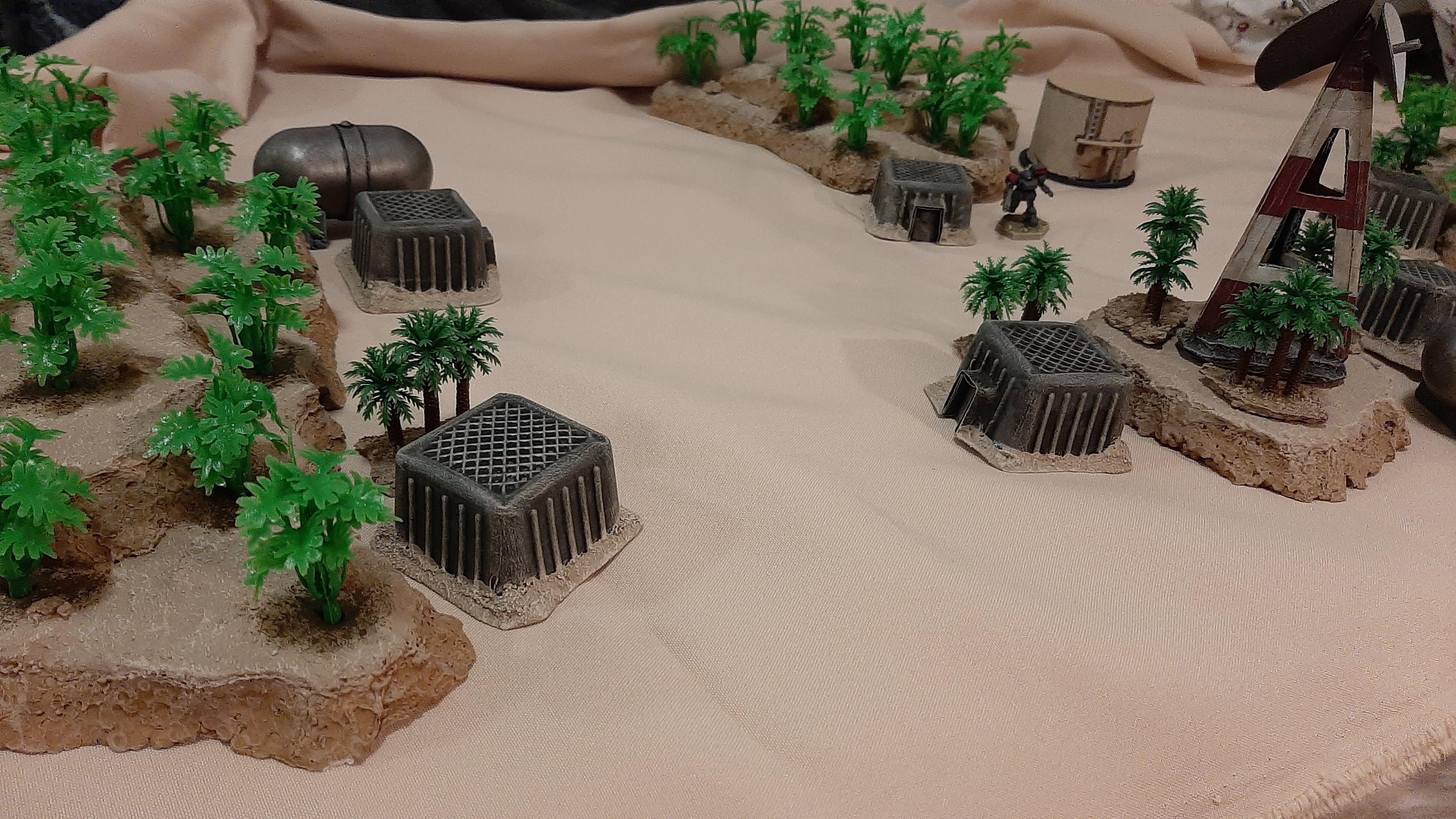 1:144, 9, Blitz, Board, Buildings, Combat, Custom, Desert, Dream, Fabric, Factory, Game Table, Gear, Habs, Heavy, Hills, Mech, Mecha, Mountains, Pod, Quonset, Roads, Robot, Rocks, Scratch Build, Tabletop, Tank, Terrain, Textile, Trees, Vent