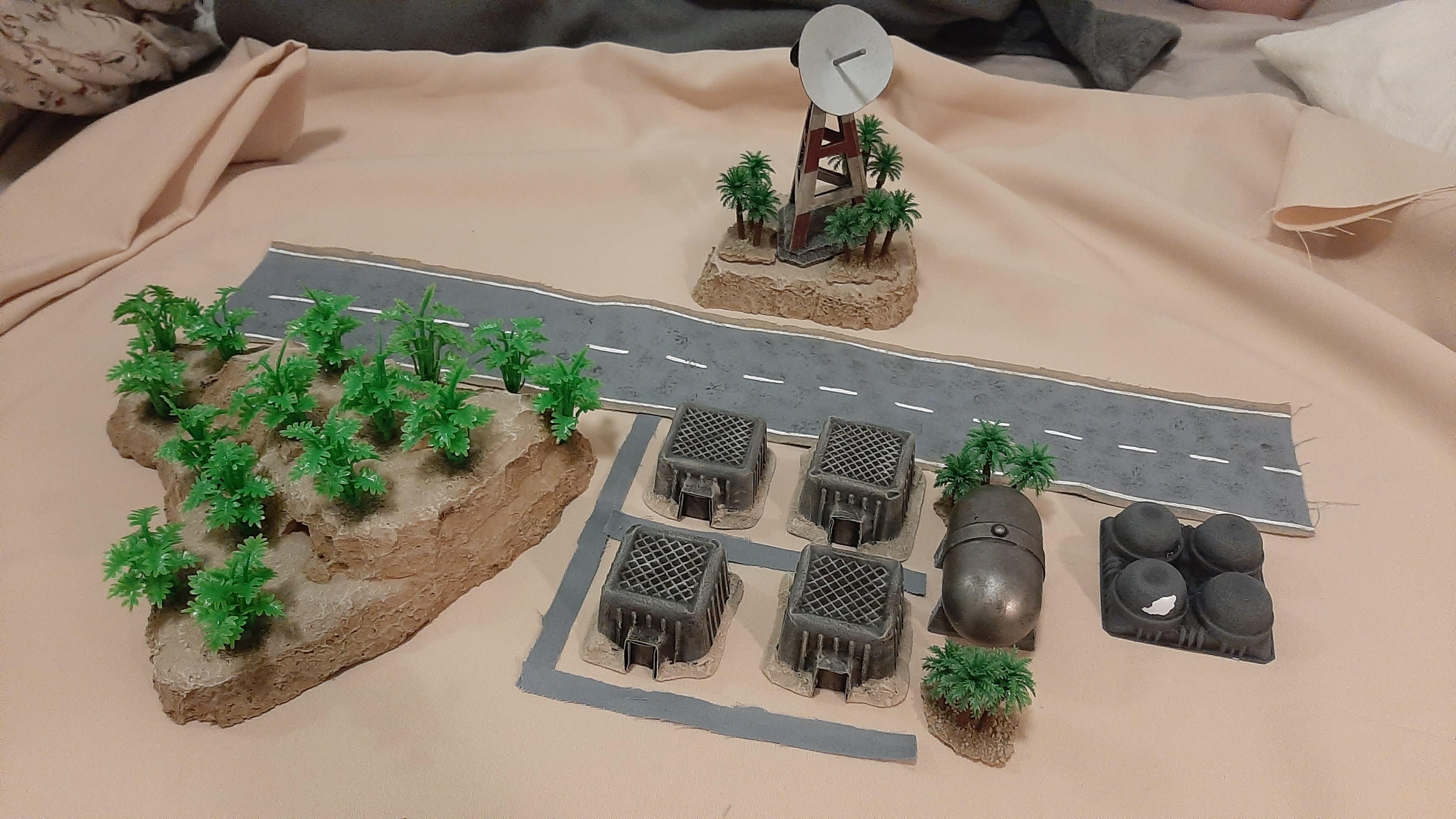 1:144, 9, Blitz, Board, Buildings, Combat, Custom, Desert, Dream, Fabric, Factory, Game Table, Gear, Habs, Heavy, Hills, Mech, Mecha, Mountains, Pod, Quonset, Roads, Robot, Rocks, Scratch Build, Tabletop, Tank, Terrain, Textile, Trees, Vent