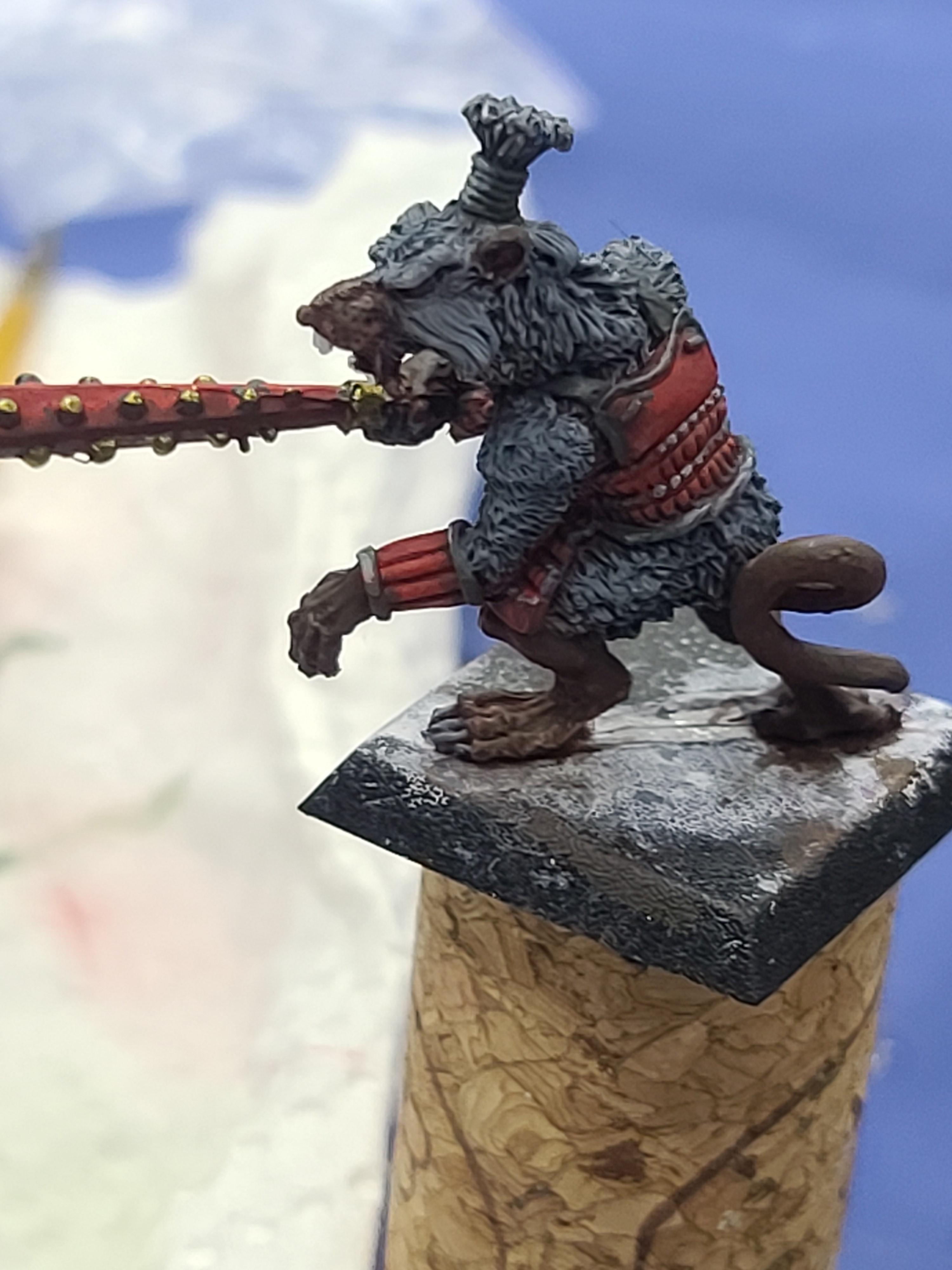 28mm, Aeg, Clan War, Legend Of The Five Rings, Nezumi, Rat Man, Tetsubo