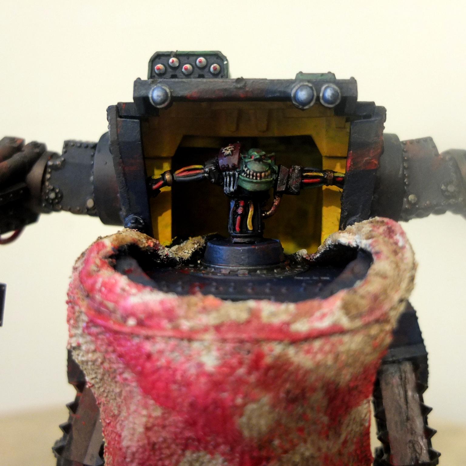 Blood Axe, Conversion, Gorkanaut, Looted, Orks, Painboy