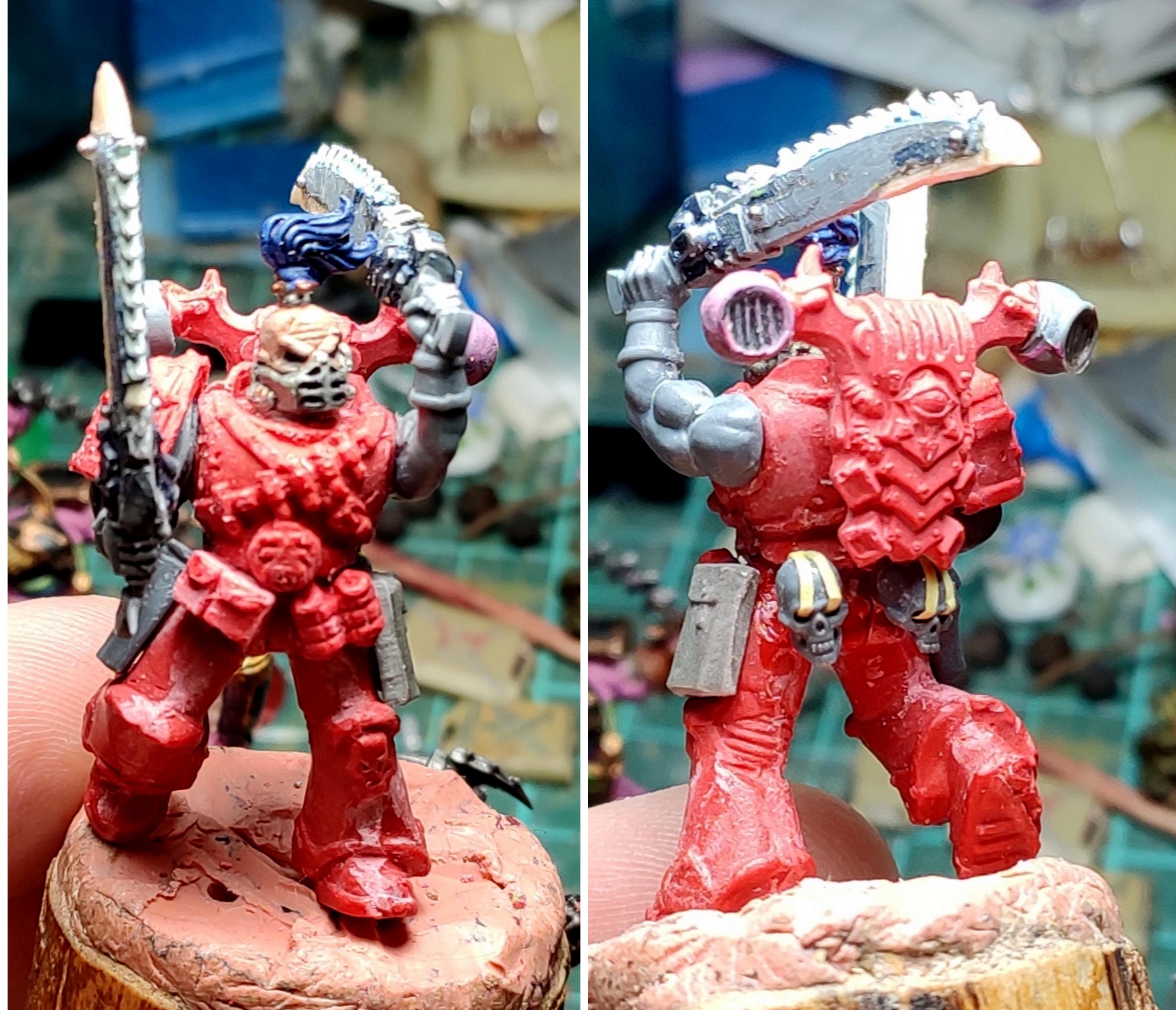Berserk, Berserkers, Berzerk, Berzerker, Blood For The Blood God, Casting, Chaos, Chaos Space Marines, Collage, Conversion, Heresy, Heretic Astartes, Infantry, Khorne, Kitbash, Putty, Rebuild, Skulls For Skull Throne, Traitor Legions, Trophy, Warhammer 40,000, Work In Progress, World Eaters