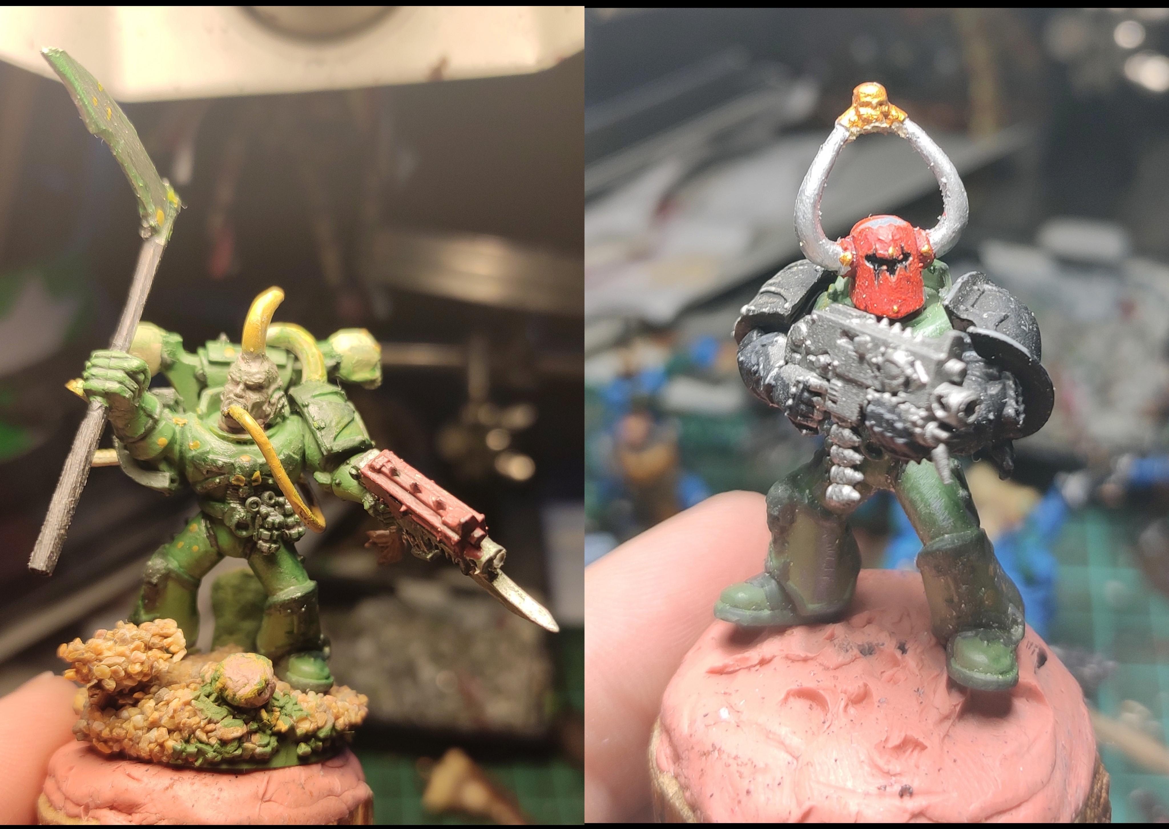 Chaos, Chaos Space Marines, Collage, Conversion, Heresy, Heretic Astartes, Infantry, Kitbash, Rebuild, Traitor Legions, Warhammer 40,000, Work In Progress