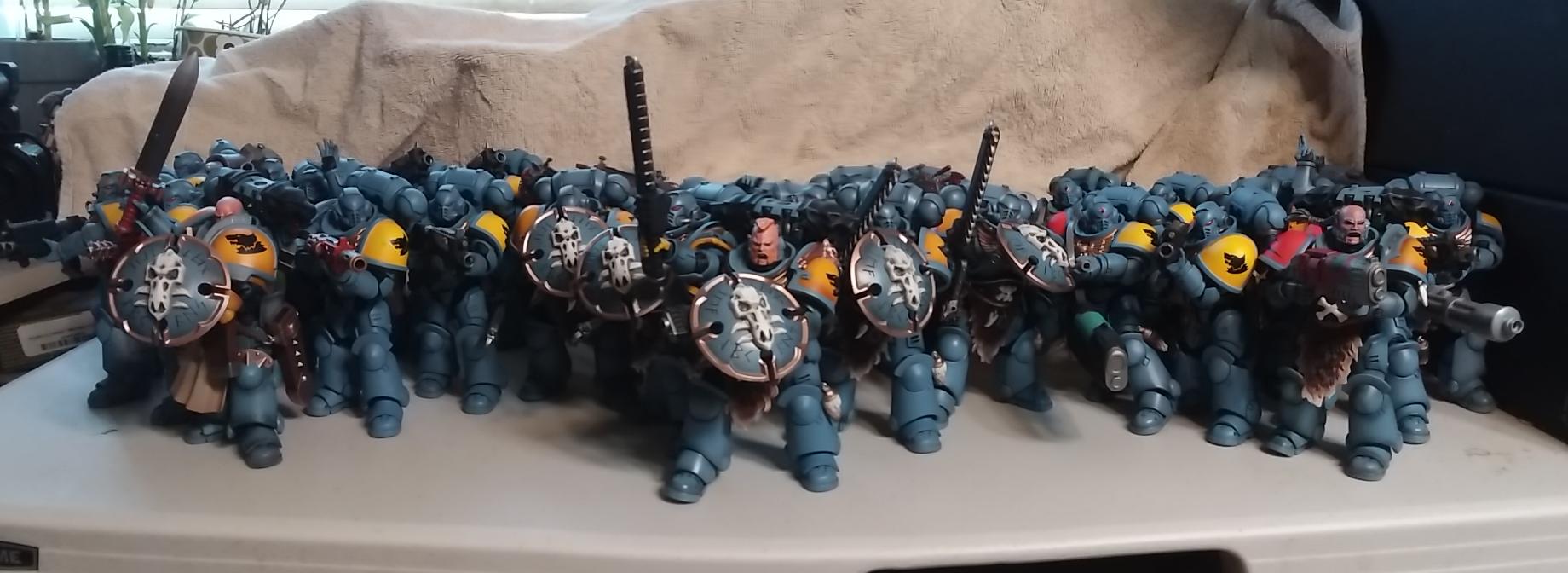 Space Wolves platoon