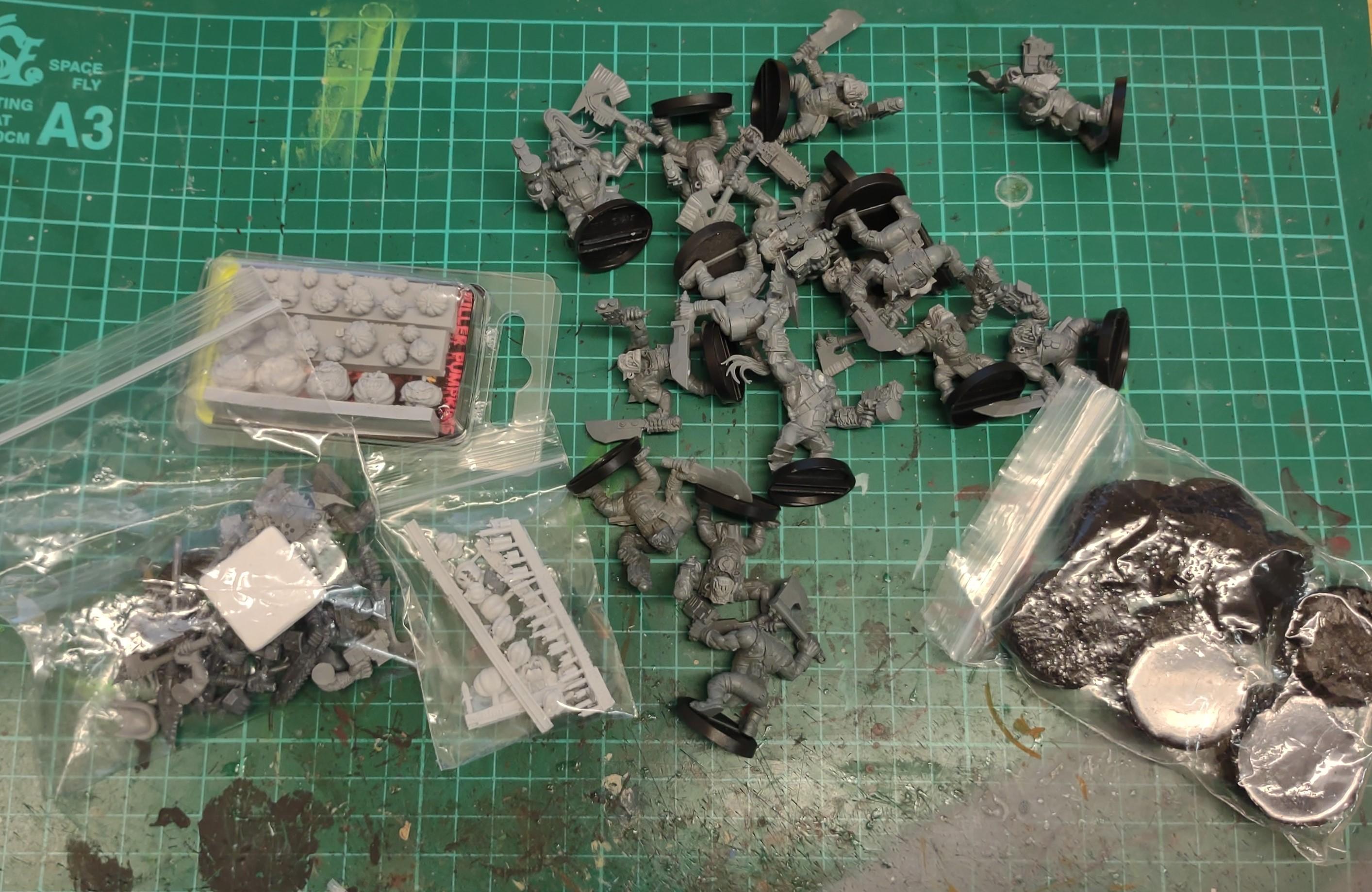 Halloween, Heads, Orks, Pumpkin