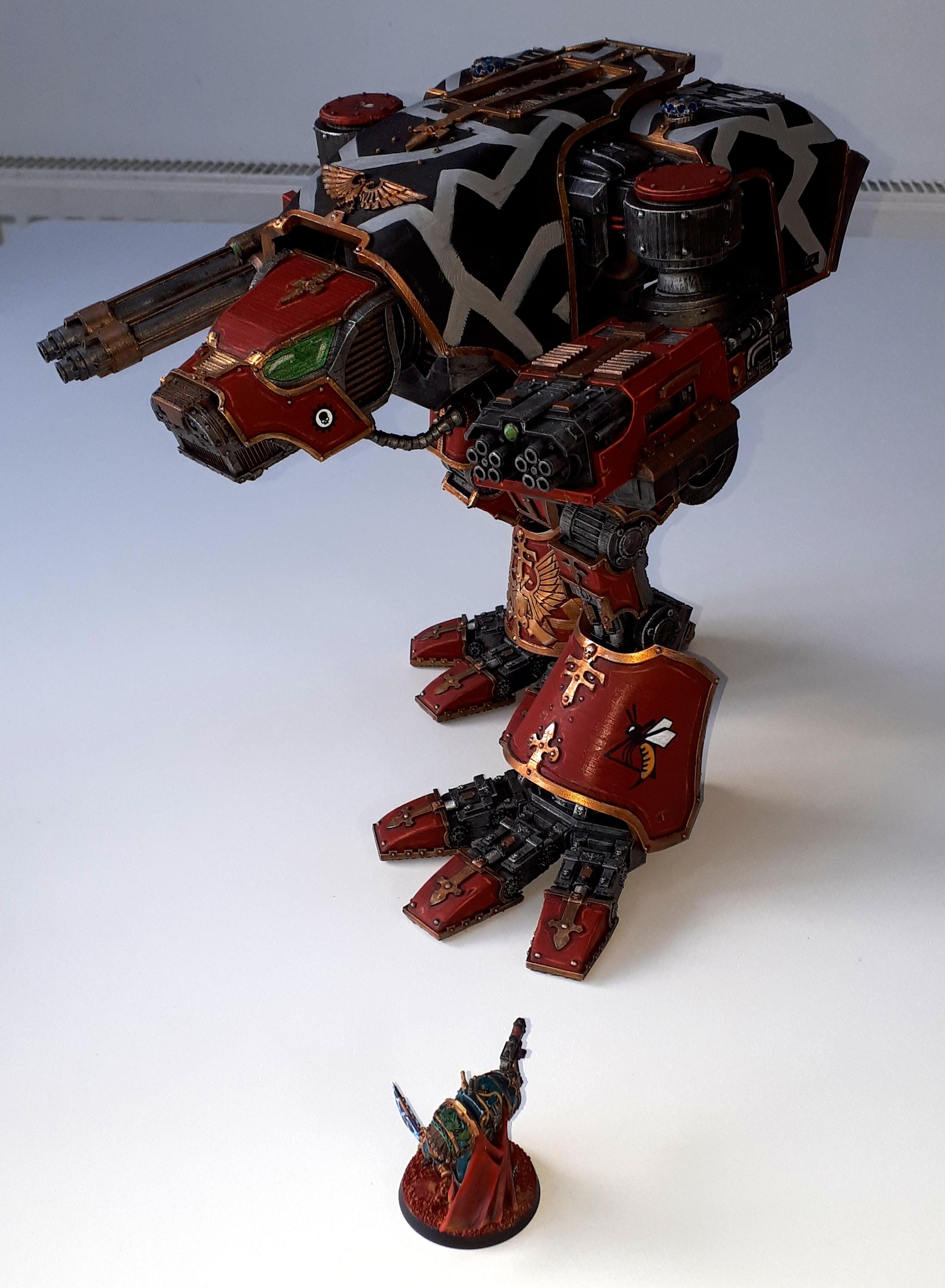3d Printed, Fire Wasps, Titan, Warhound