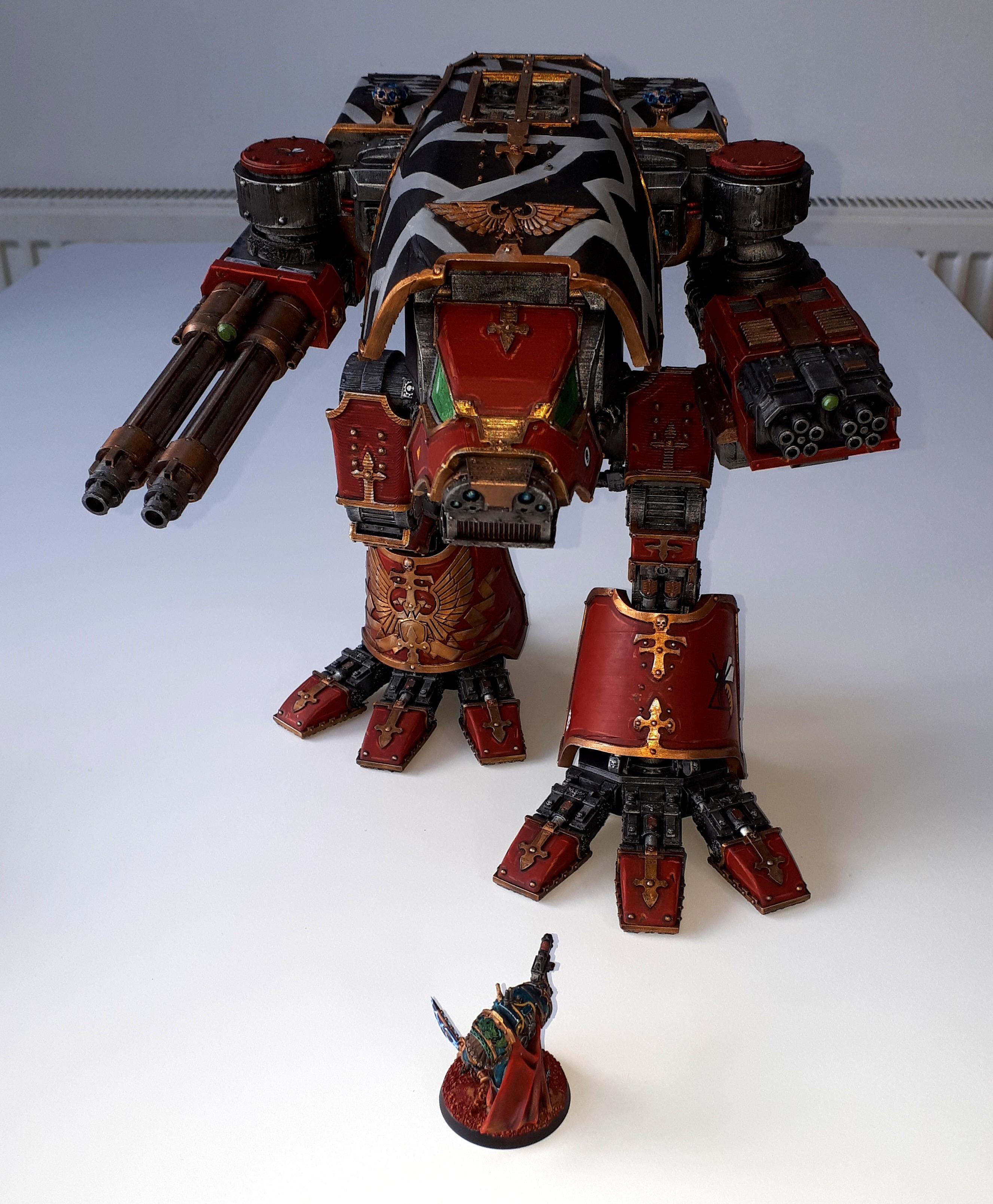 3d Printed, Fire Wasps, Titan, Warhound