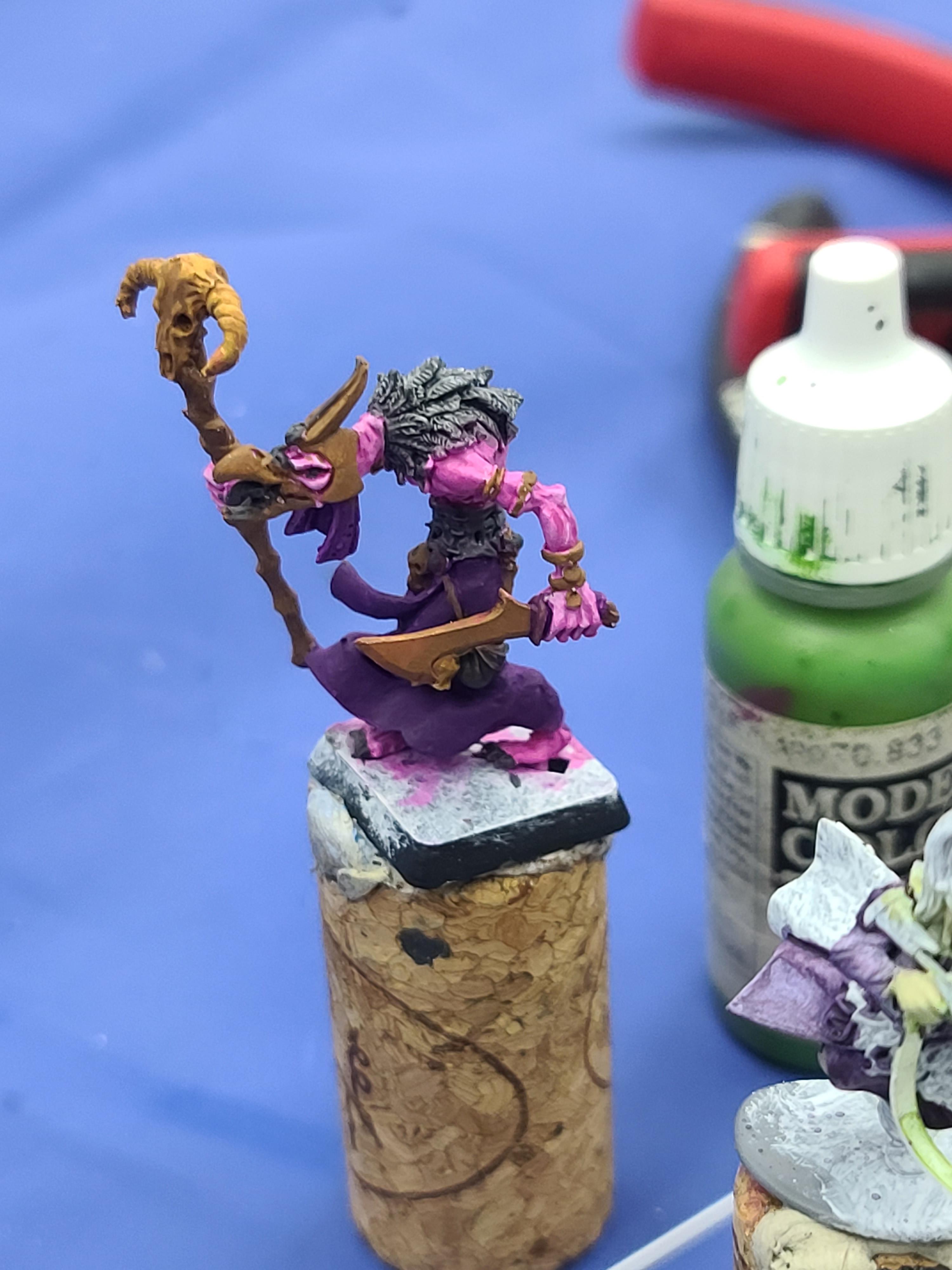 28mm, Crocodile Games, Nekharu, Vulture Man, Wargods Of Aegyptus, Witch Master