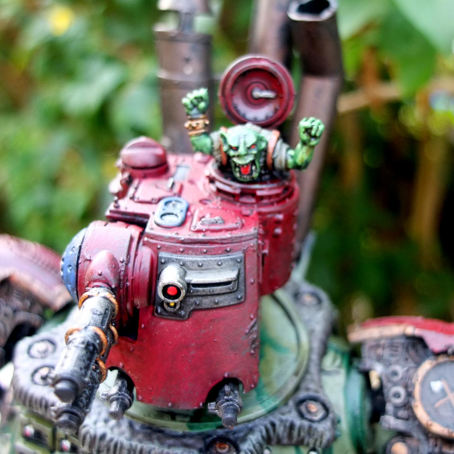 Blood Axe, Conversion, Looted, Orks, Stompa