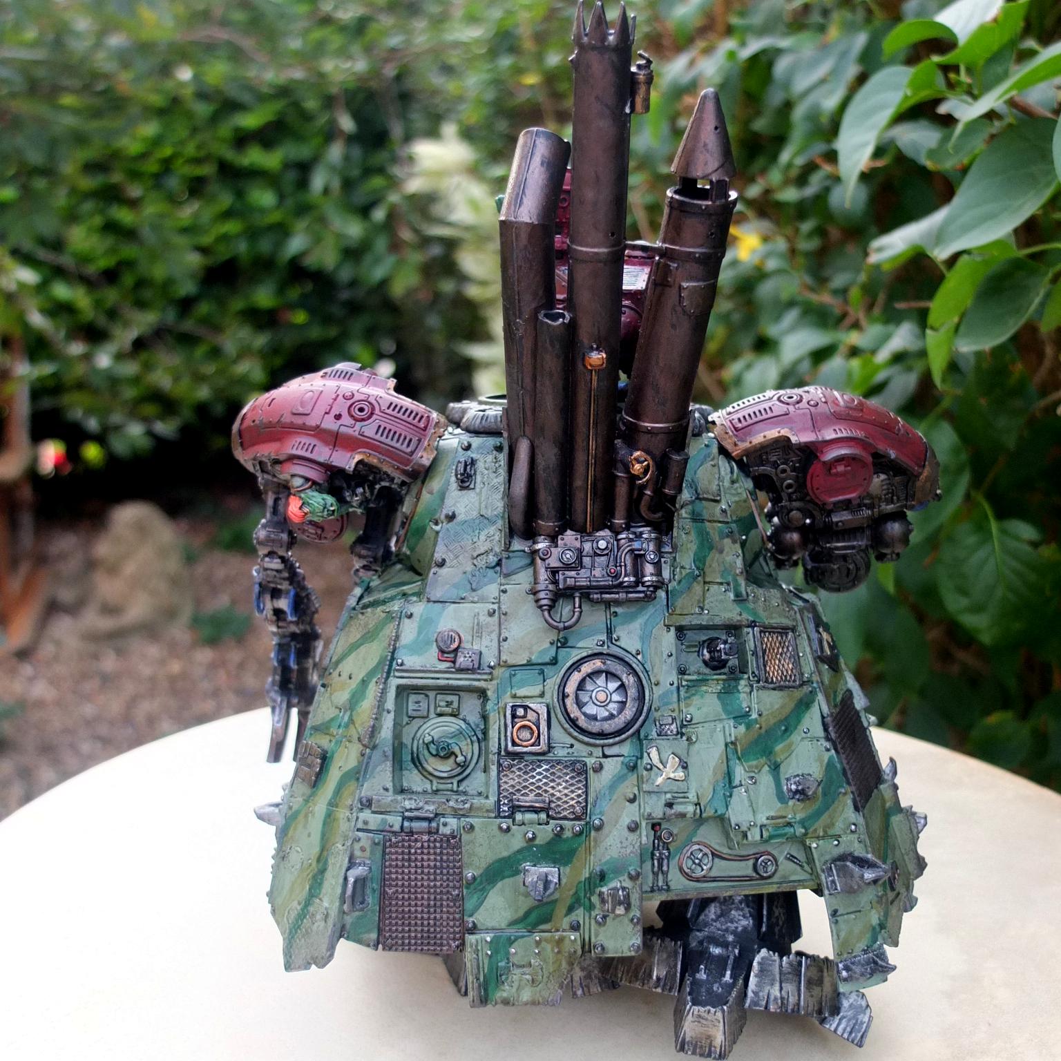Blood Axe, Conversion, Looted, Orks, Stompa