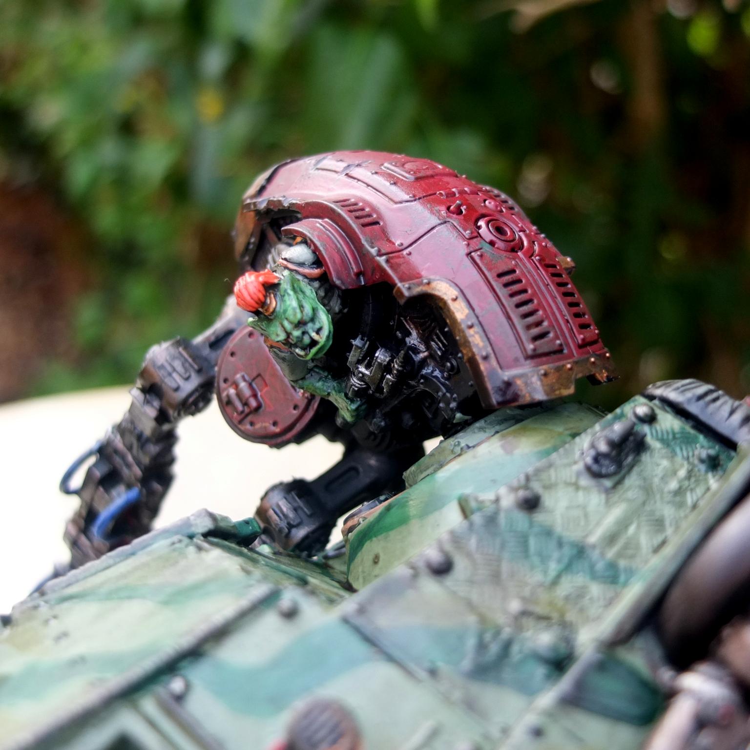 Blood Axe, Conversion, Looted, Orks, Stompa