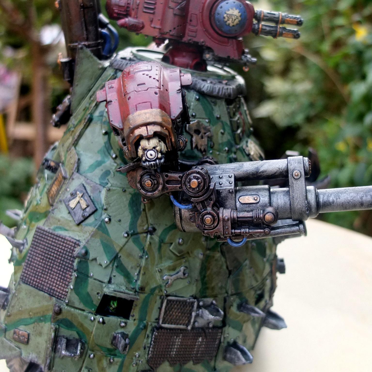 Blood Axe, Conversion, Looted, Orks, Stompa
