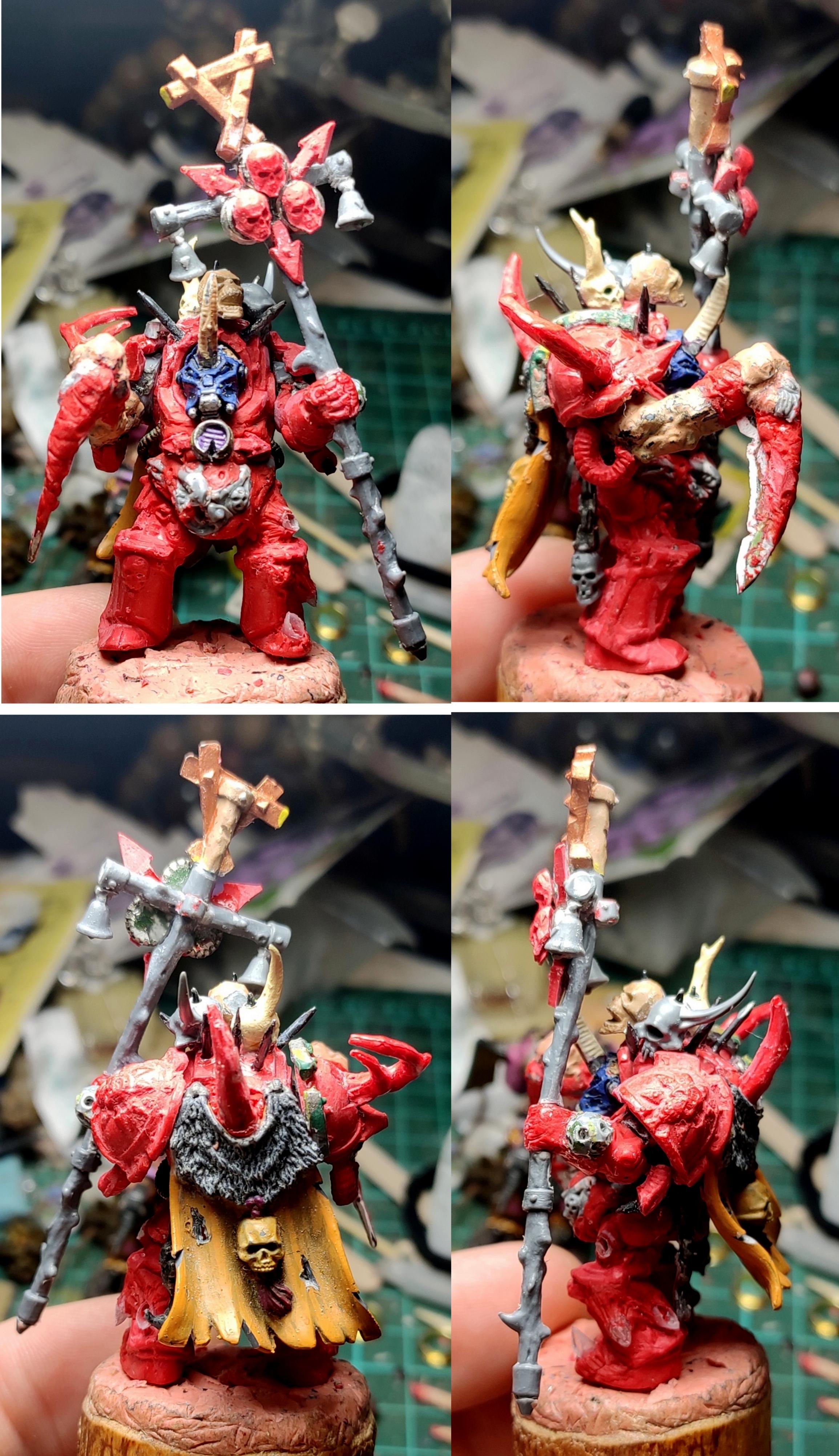 Blight, Cape, Casting, Chaos, Chaos Space Marines, Claw, Collage, Conversion, Death Guard, Heresy, Heretic Astartes, Infantry, Kitbash, Mutation, Nurgle, Pestilence, Plague, Plague Marines, Putty, Rebuild, Sculpting, Sorcerer, Staff, Terminator Armor, Traitor Legions, Warhammer 40,000, Work In Progress