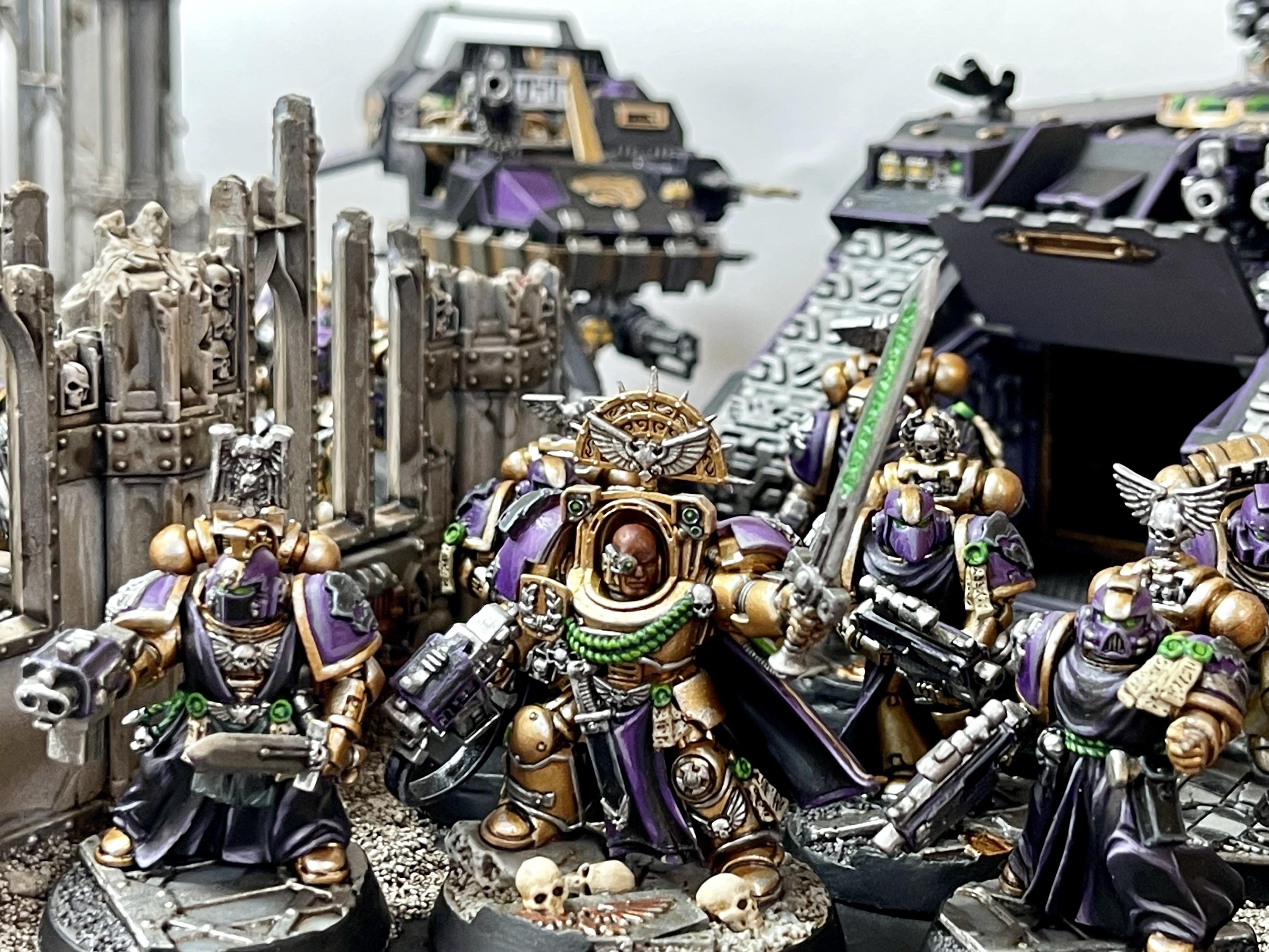 Captain, Chapter Master, Space Marines, Terminator Armor, Warhammer 40,000