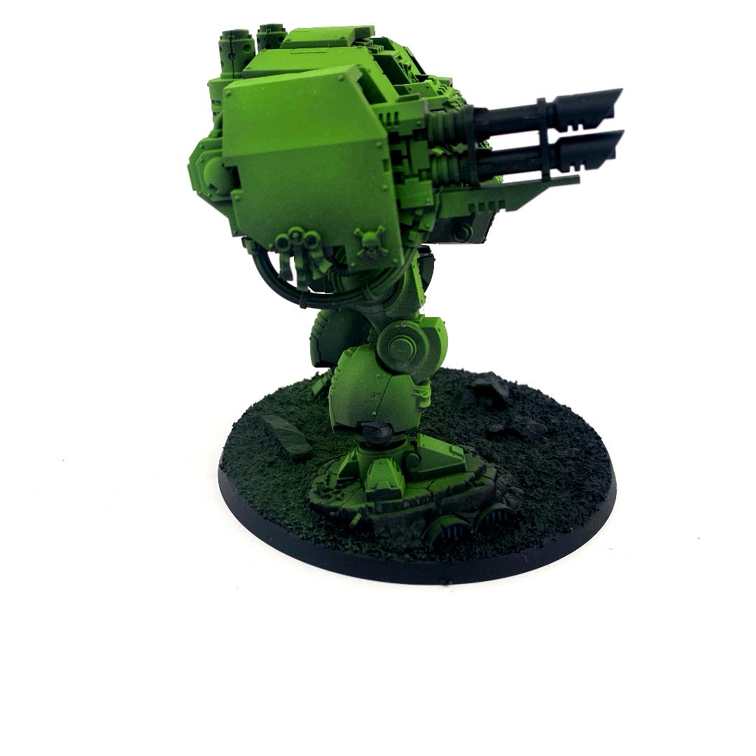 Airbrush, Balistus Dreadnought, Green, Leviathan, Sons Of Medusa, Space Marines